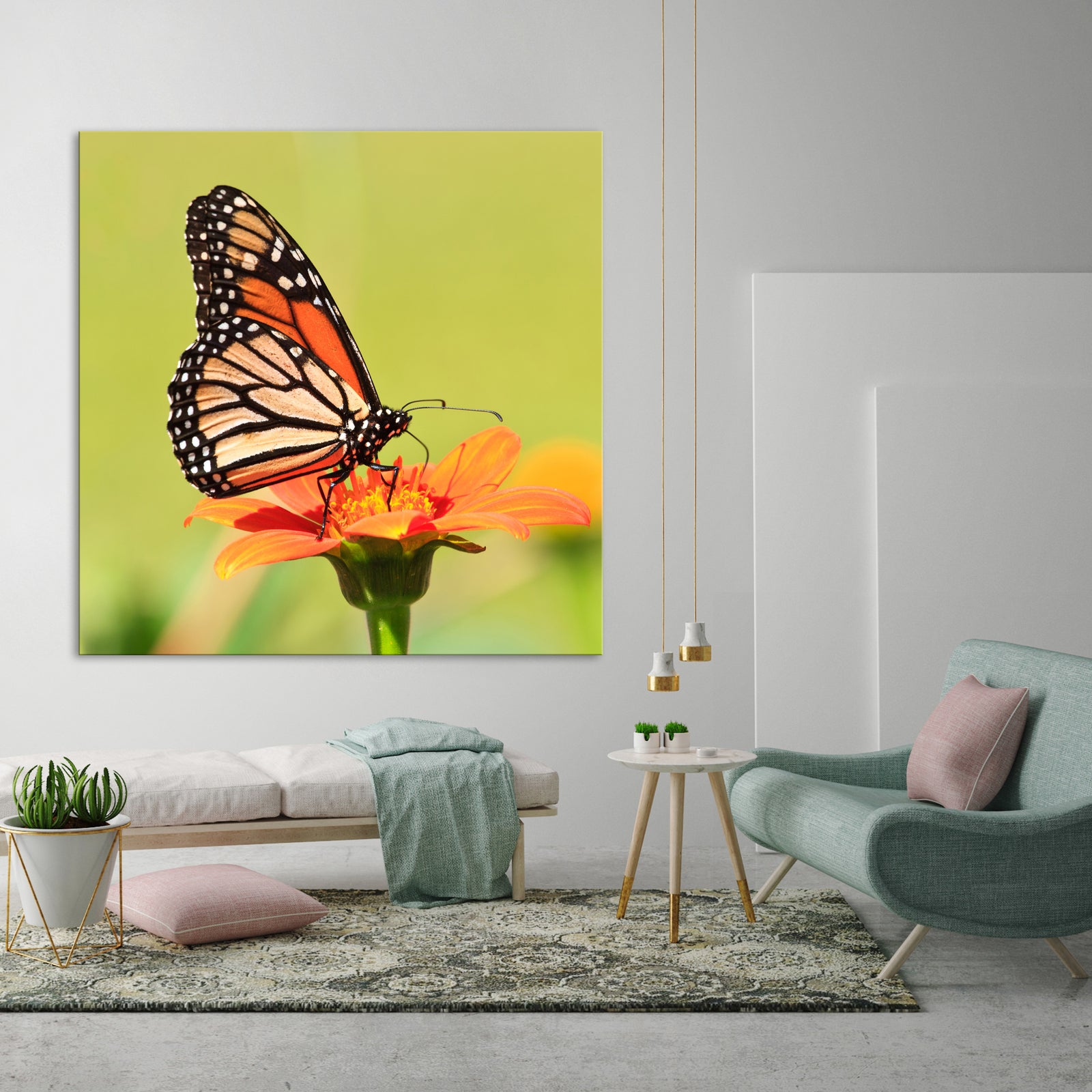 Animals No. 005, shown framed in a room by day