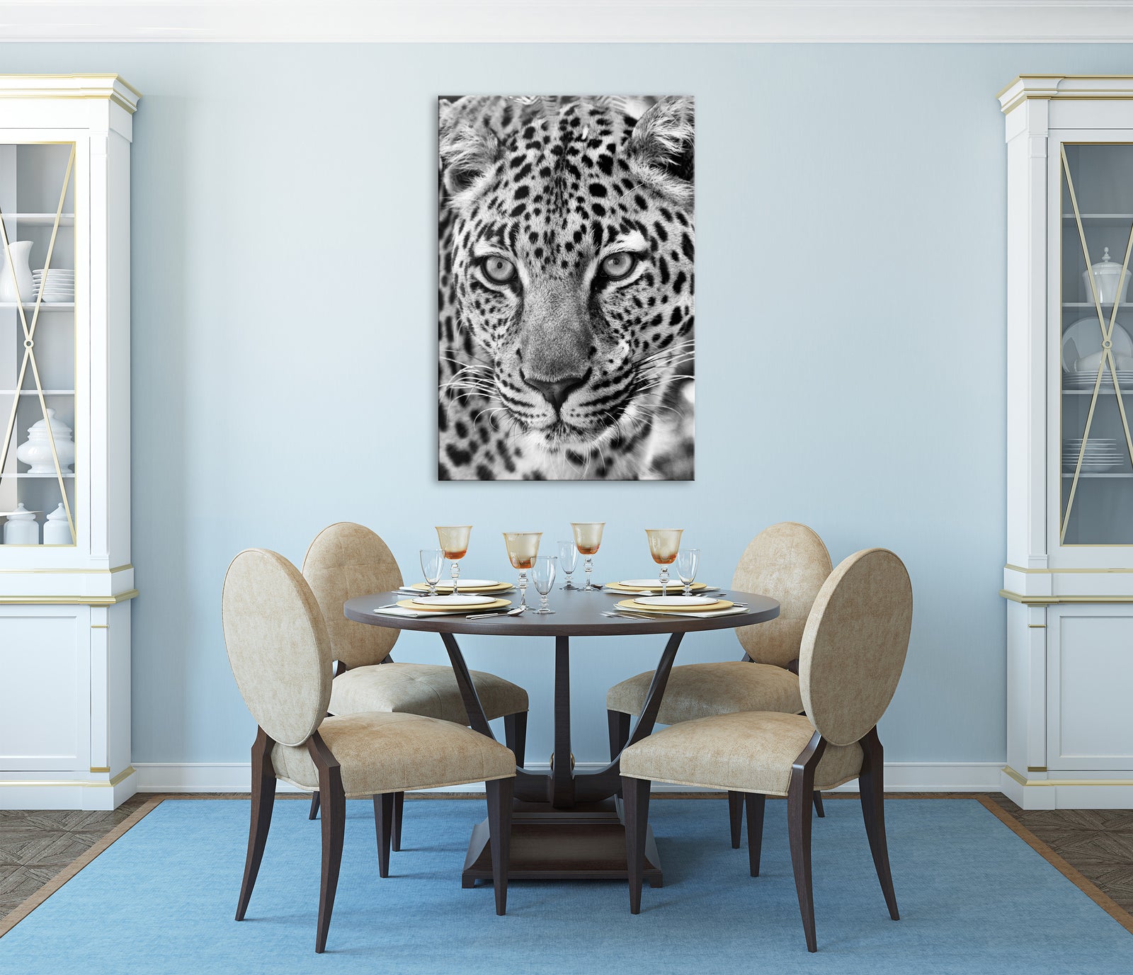Animals No. 007, shown framed in a room by day