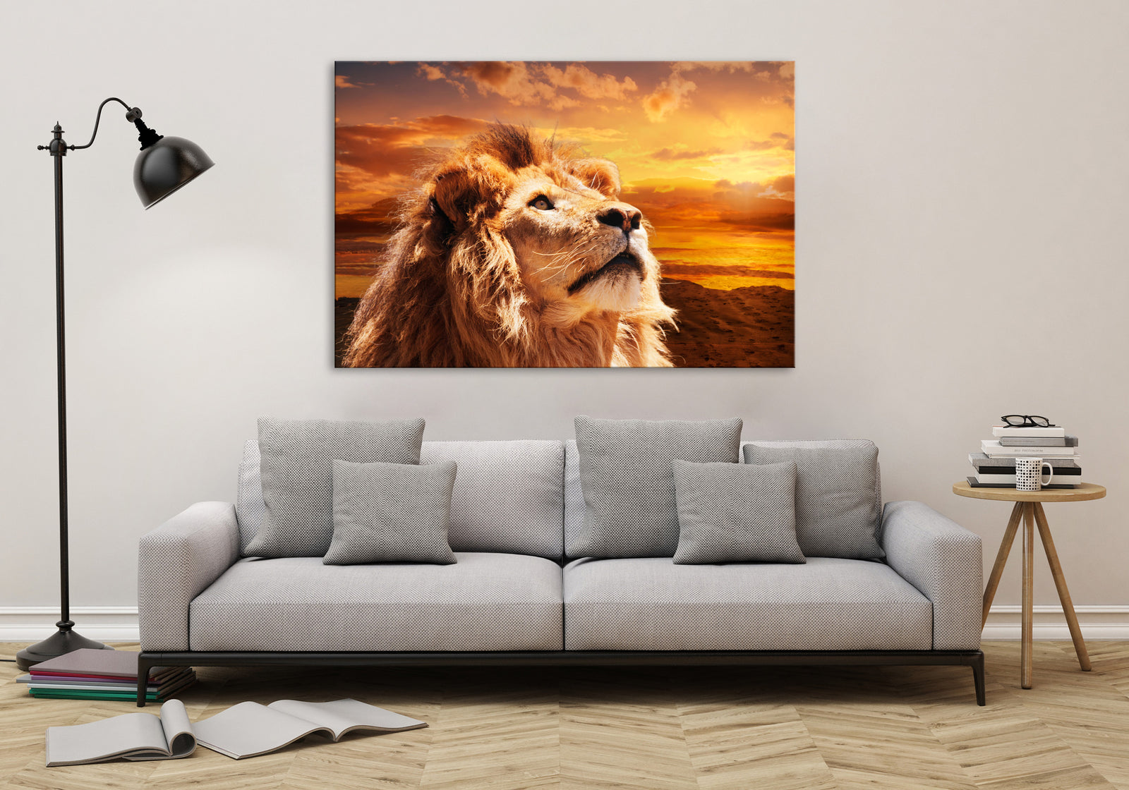 Animals No. 023, shown framed in a room by day