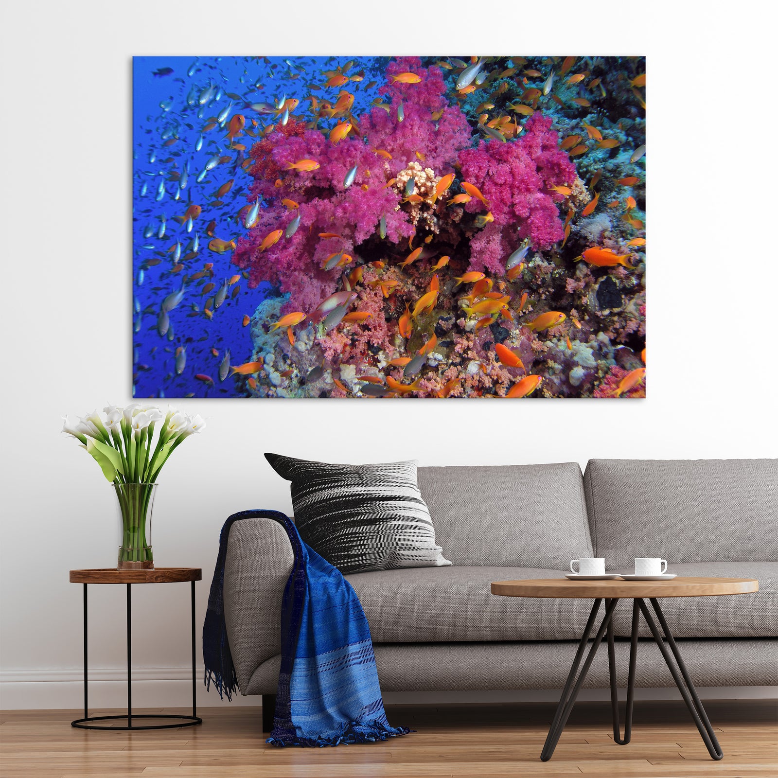 Animals No. 025, shown framed in a room by day