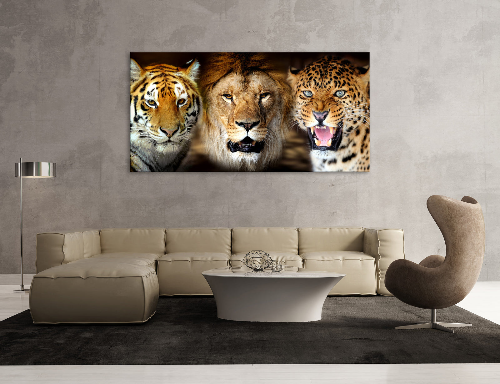 Animals No. 029, shown framed in a room by day