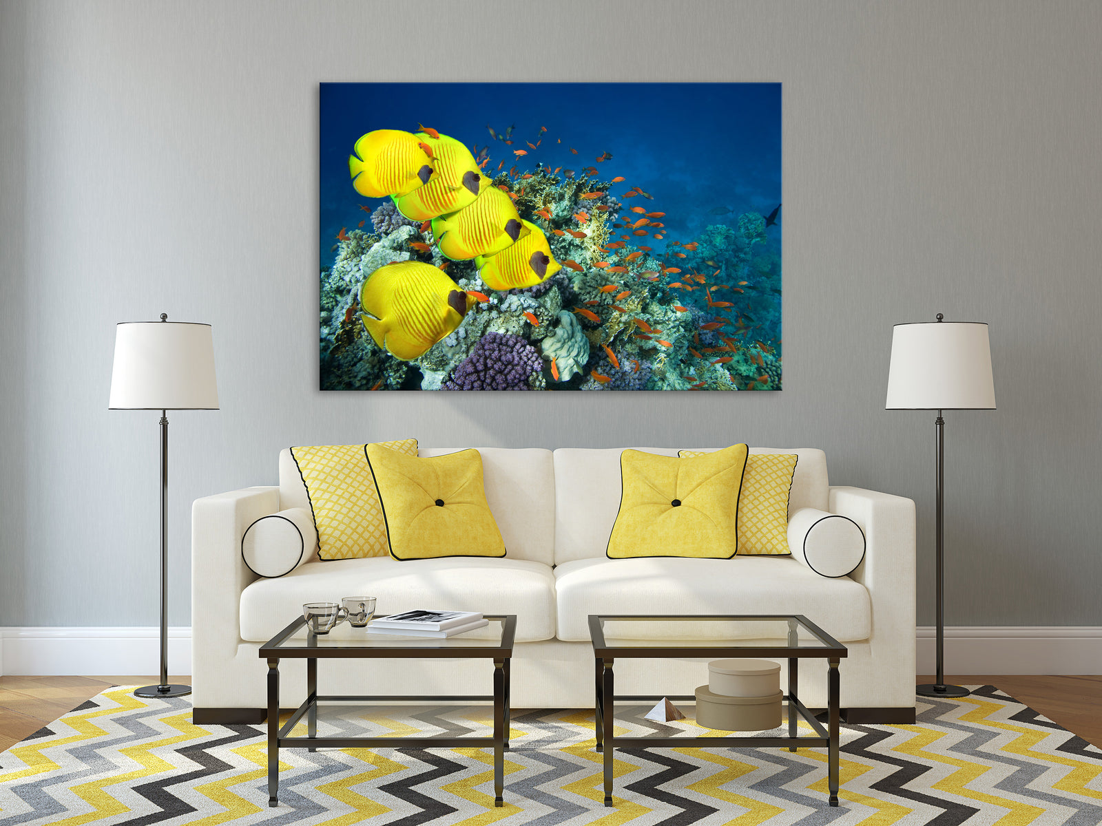 Animals No. 031, shown framed in a room by day