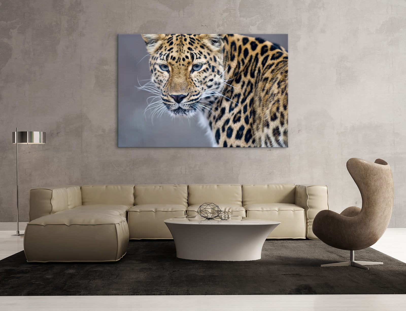 Animals No. 034, shown framed in a room by day