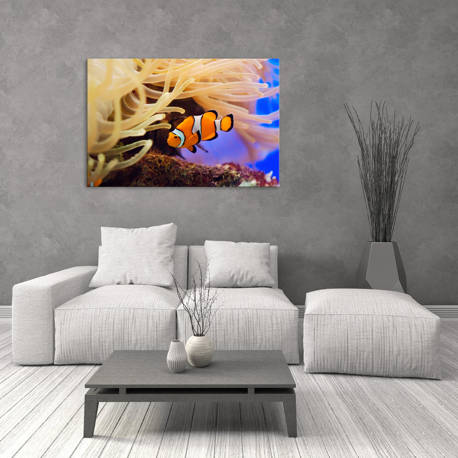 Animals No. 035, shown framed in a room by day