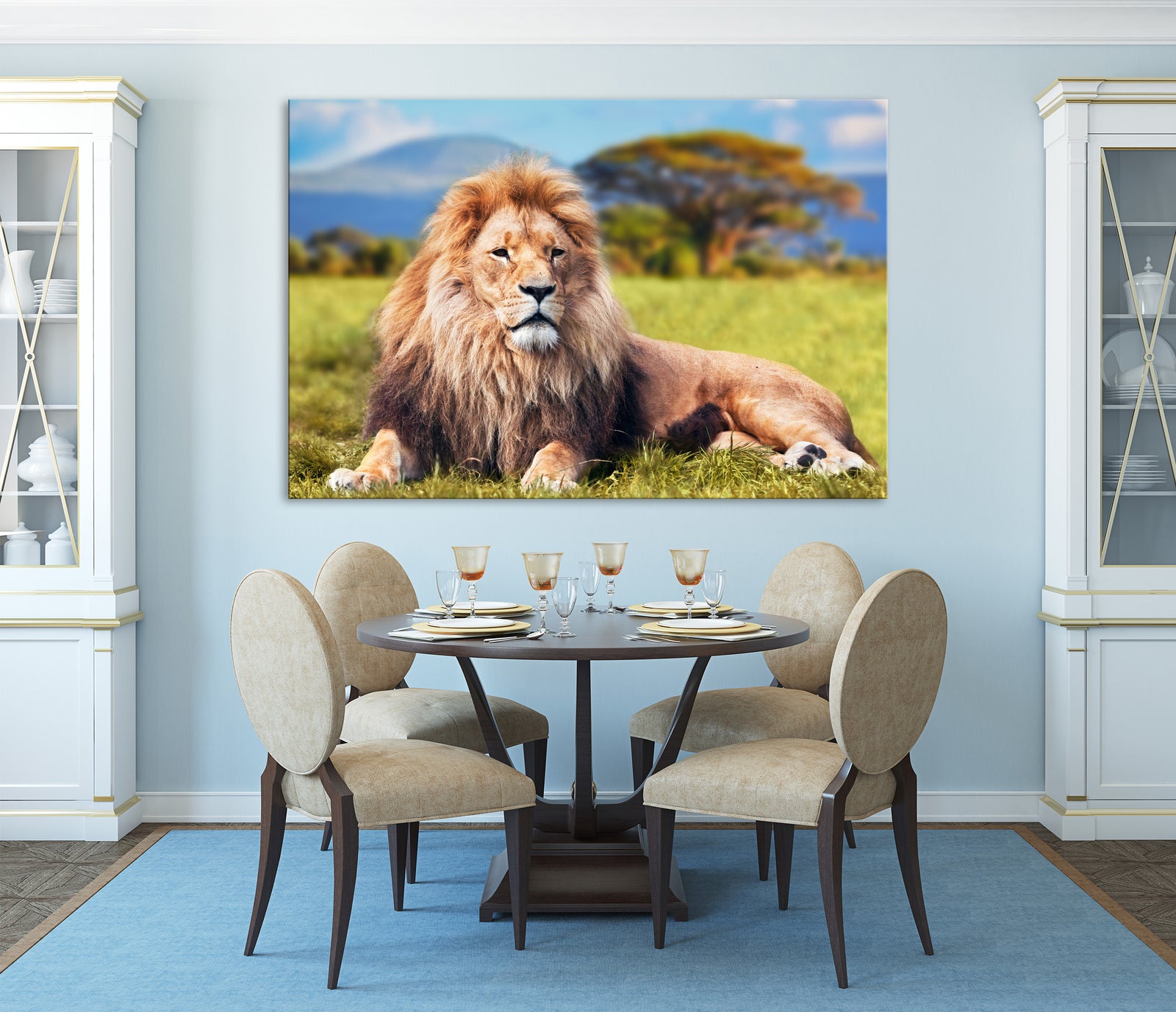 Animals No. 036, shown framed in a room by day