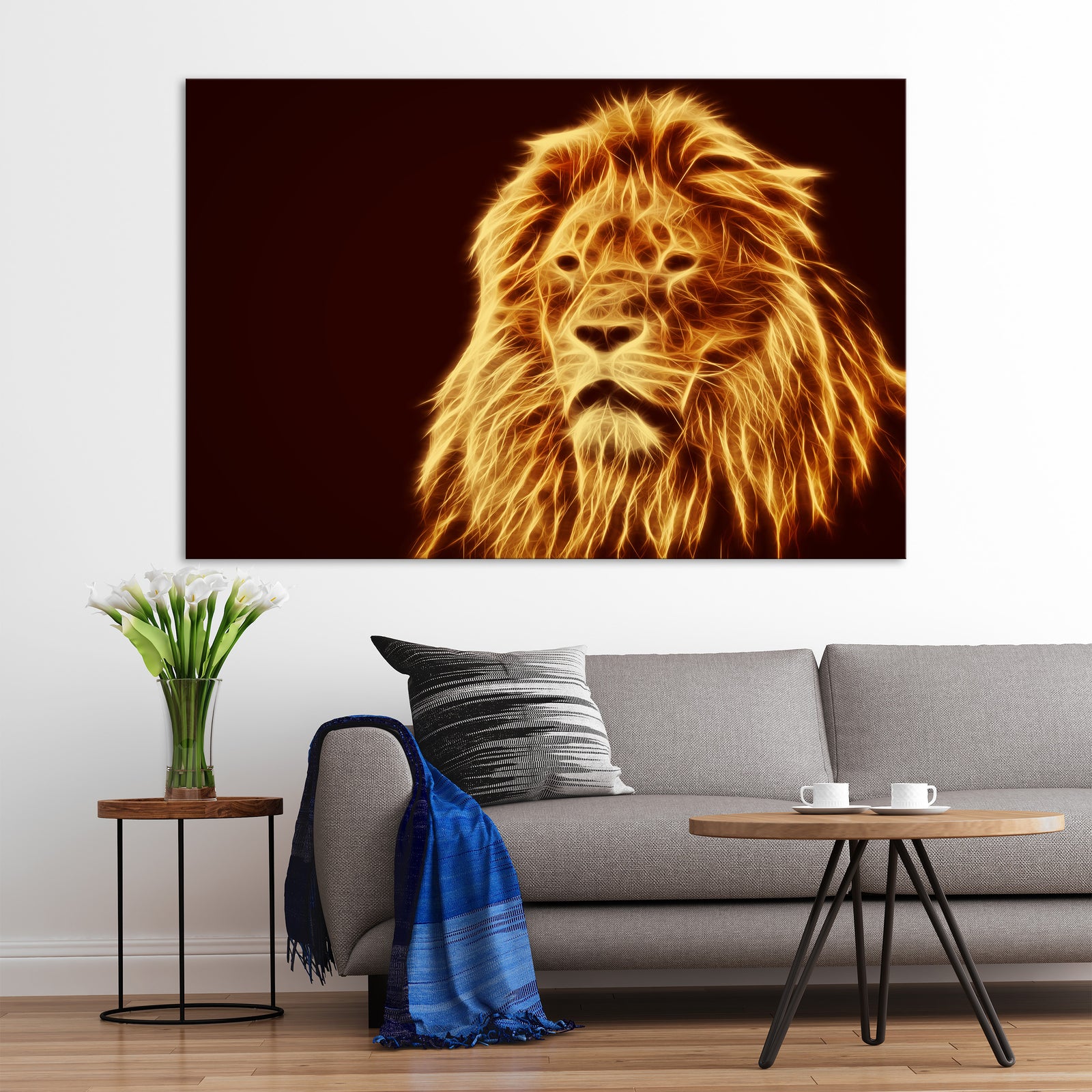 Animals No. 039, shown framed in a room by day