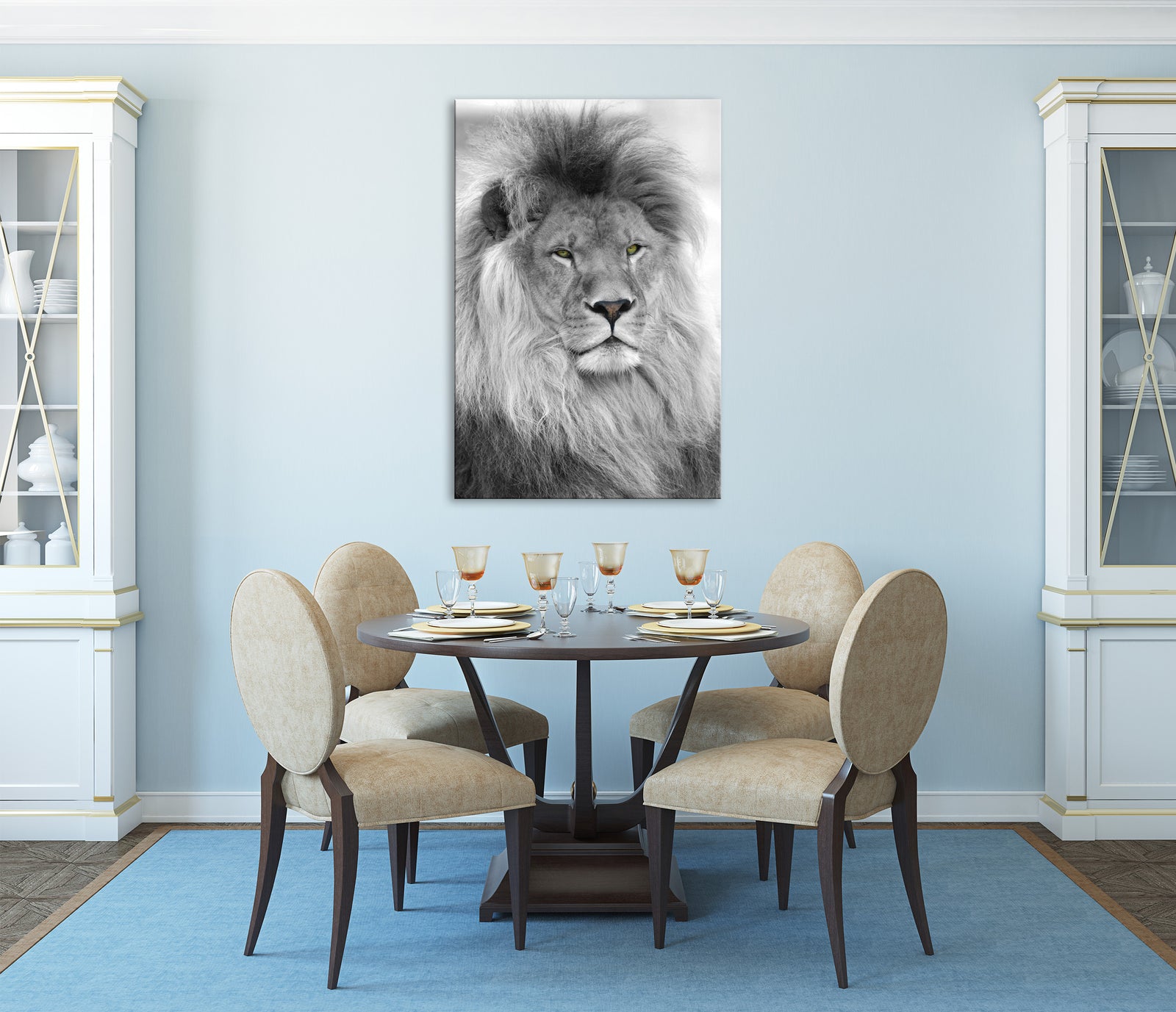 Animals No. 040, shown framed in a room by day
