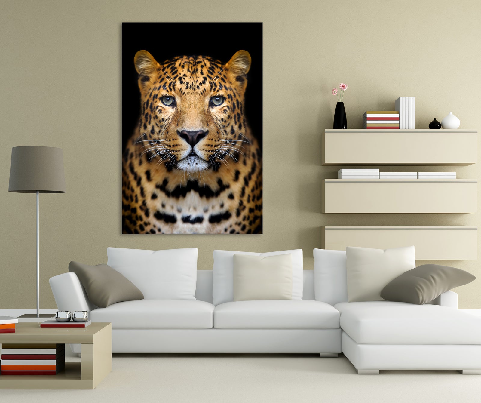 Animals No. 041, shown framed in a room by day