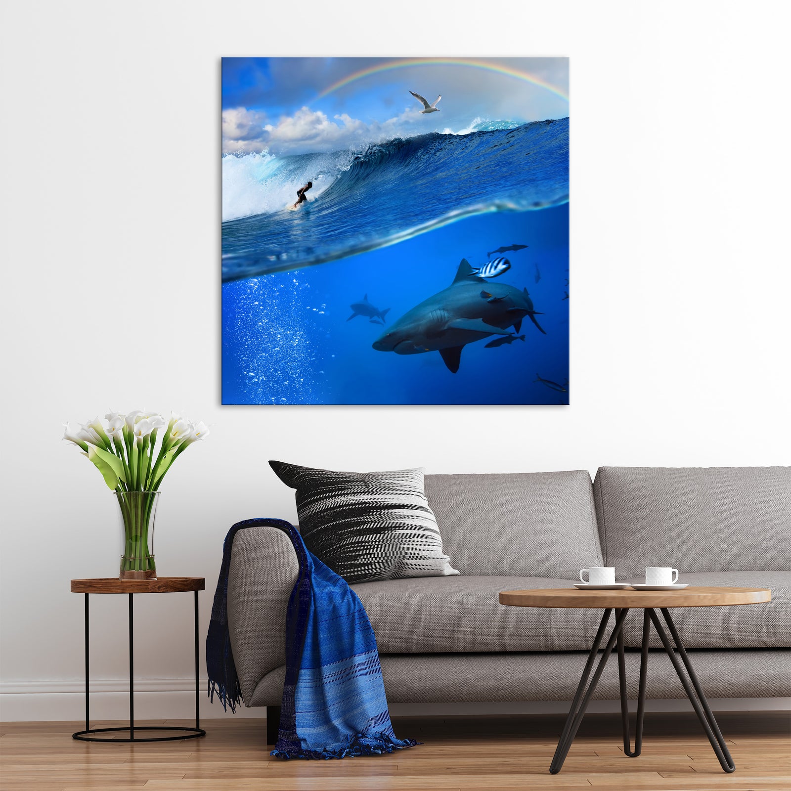 Animals No. 042, shown framed in a room by day