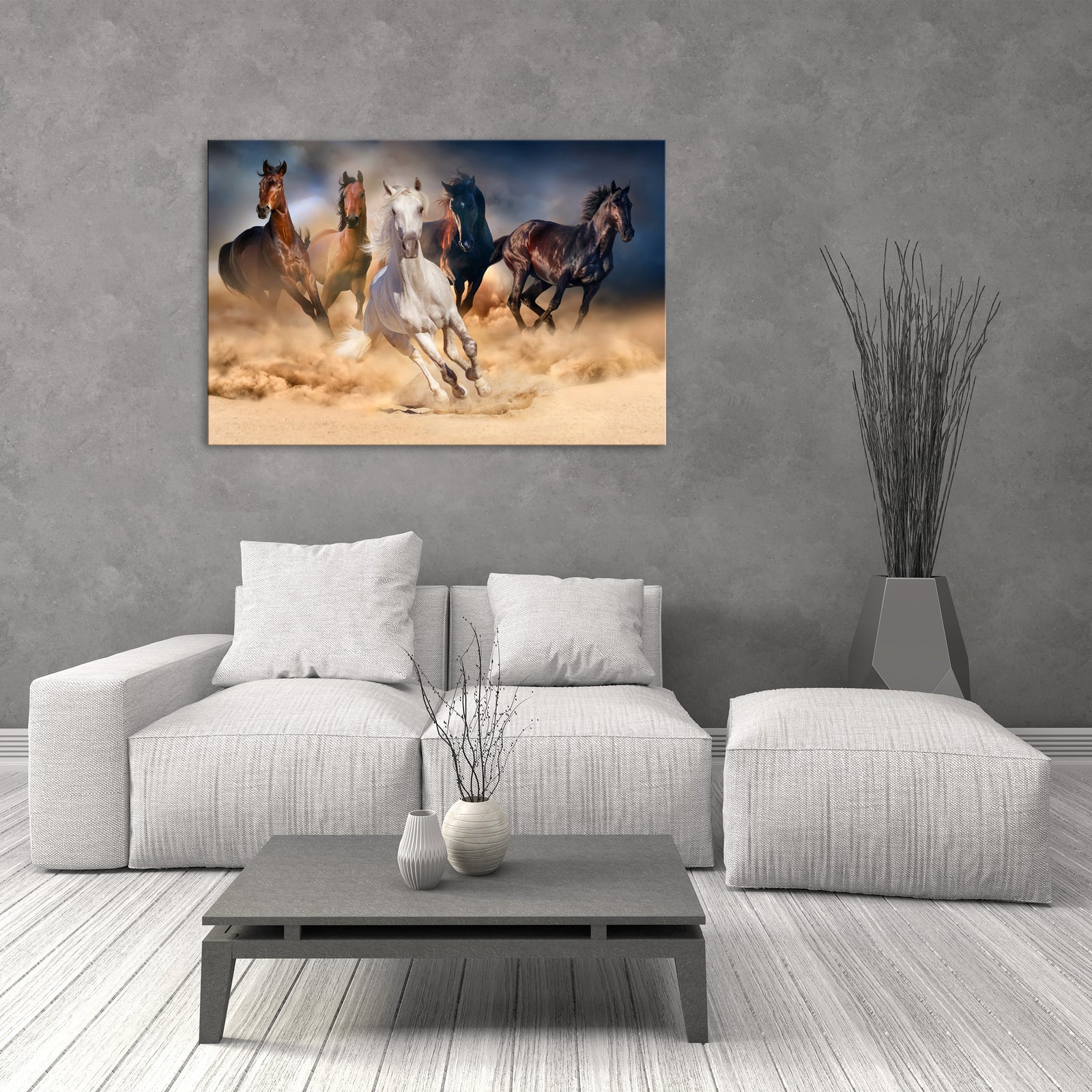 Animals No. 043, shown framed in a room by day