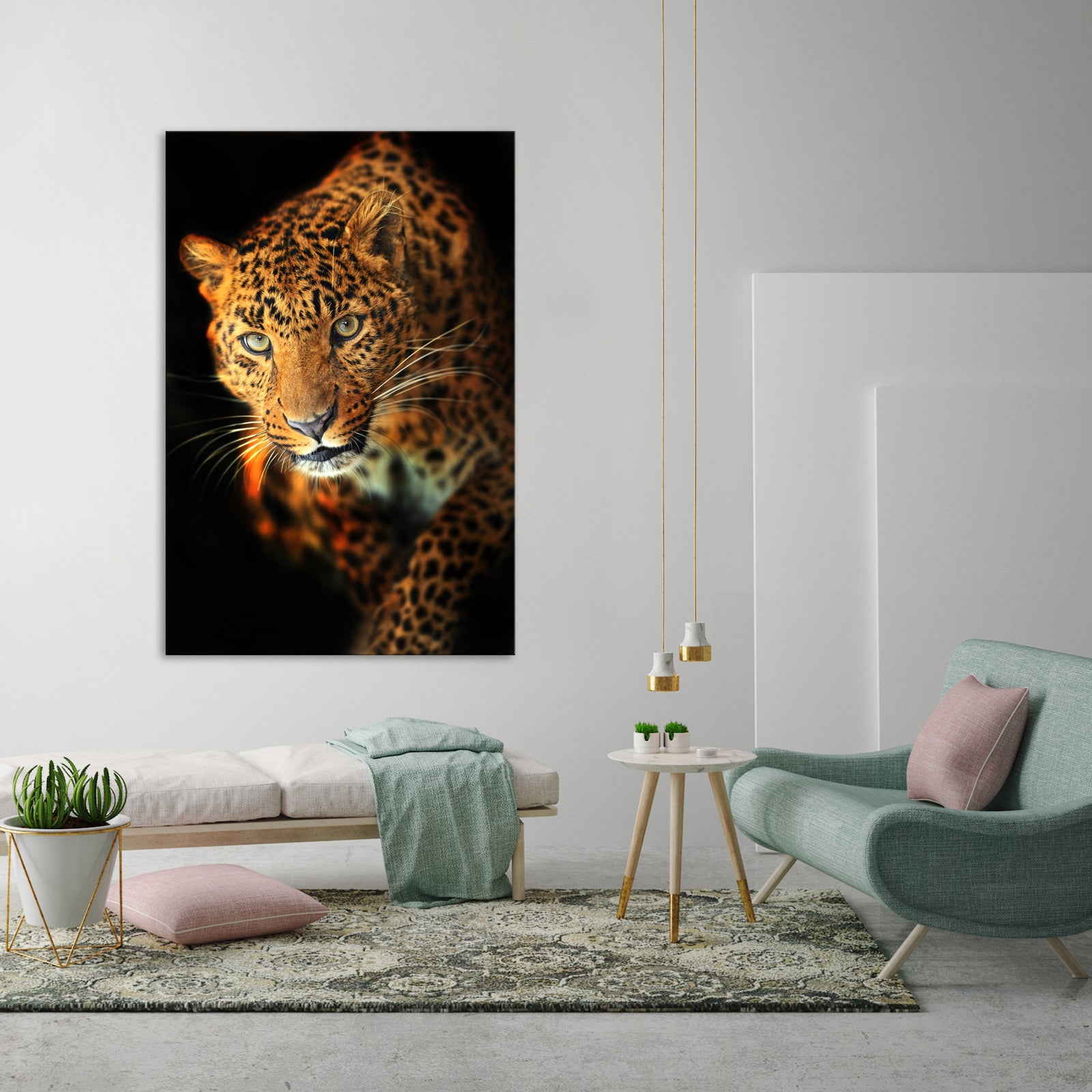 Animals No. 054, shown framed in a room by day