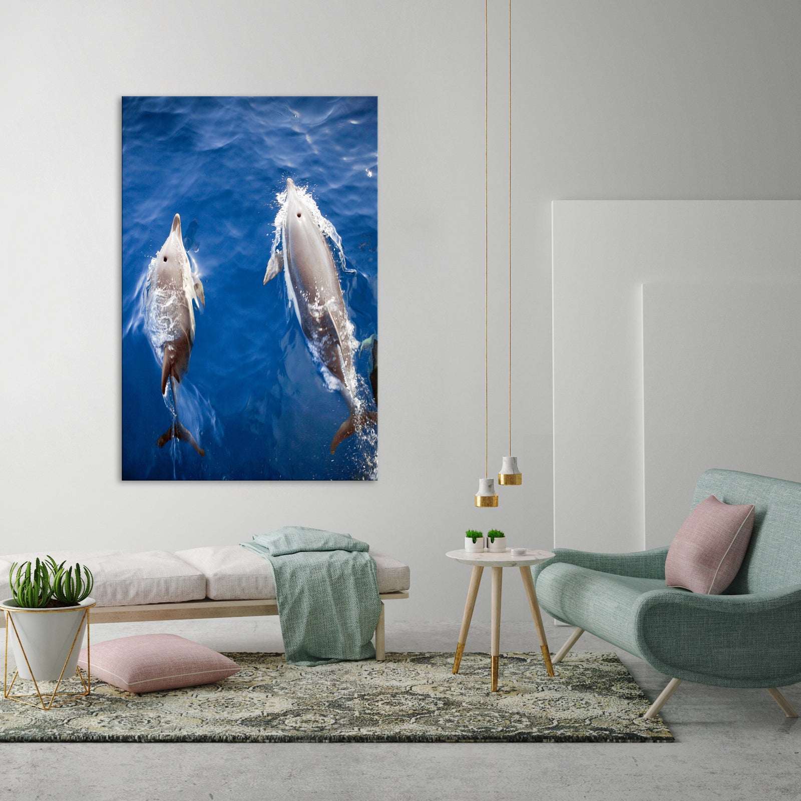 Animals No. 055, shown framed in a room by day