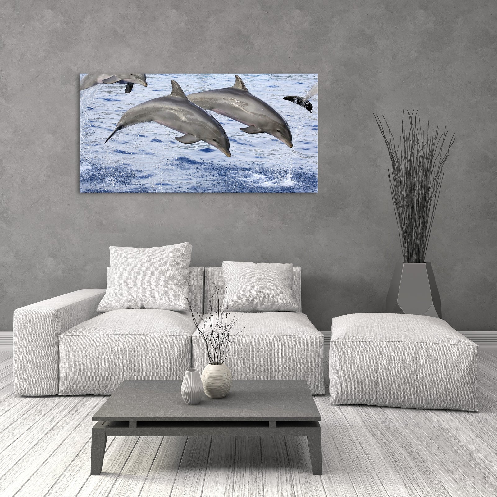 Animals No. 058, shown framed in a room by day