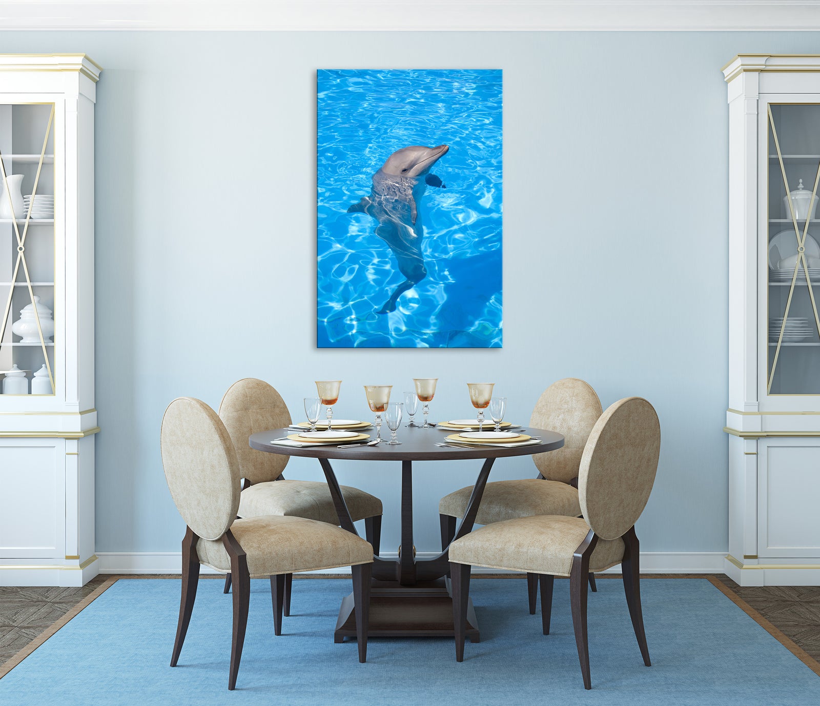 Animals No. 061, shown framed in a room by day