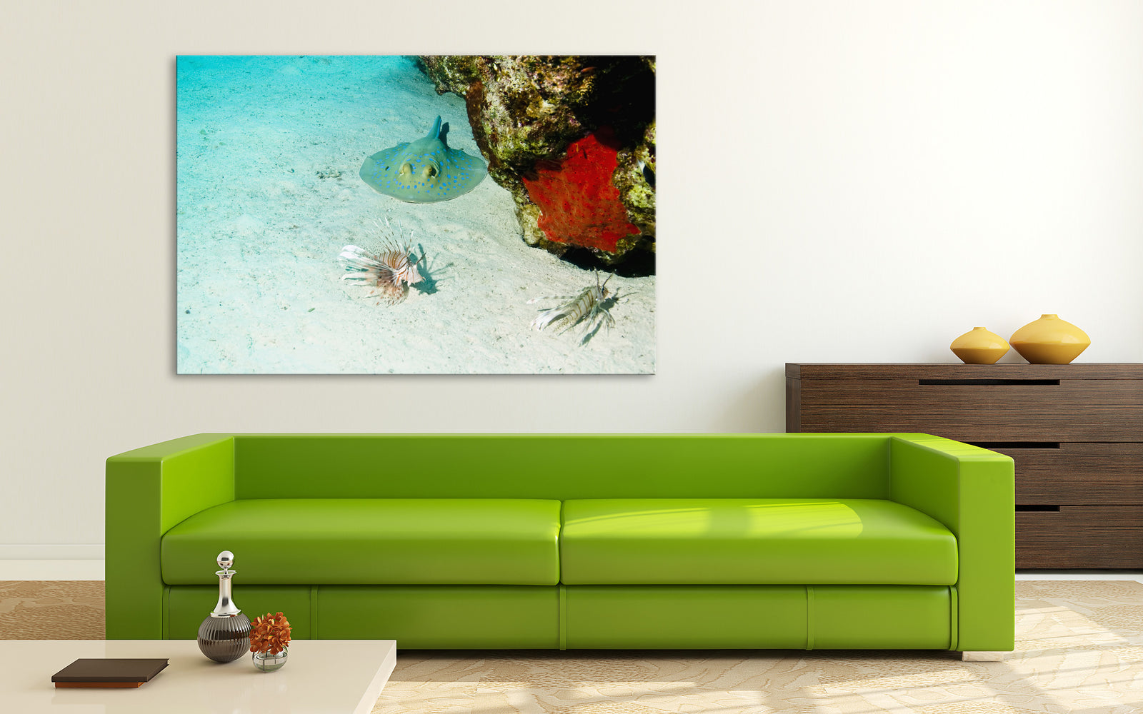 Animals No. 065, shown framed in a room by day