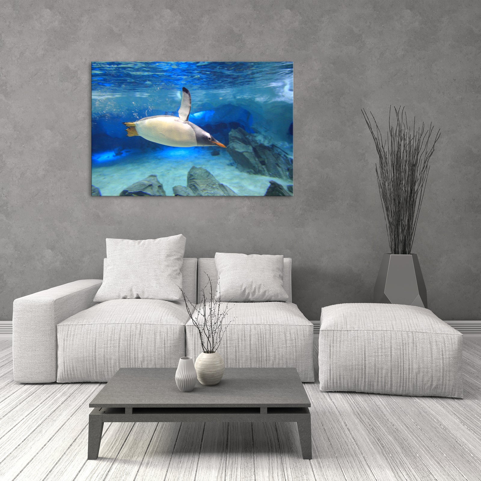 Animals No. 066, shown framed in a room by day
