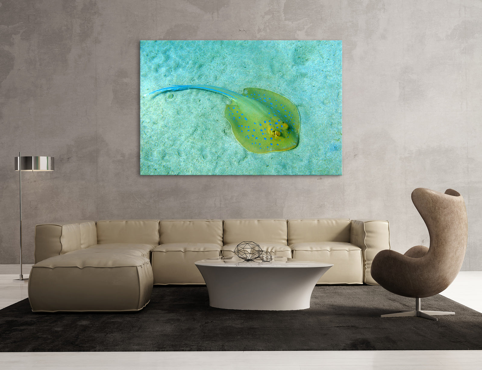Animals No. 067, shown framed in a room by day