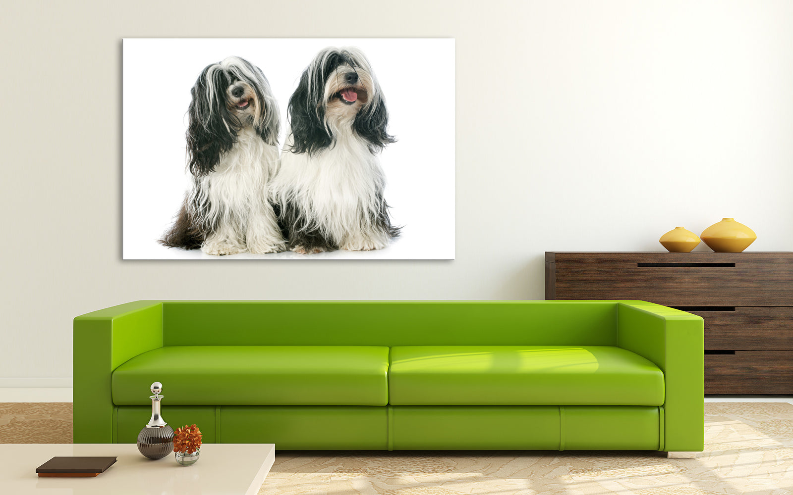 Animals No. 069, shown framed in a room by day