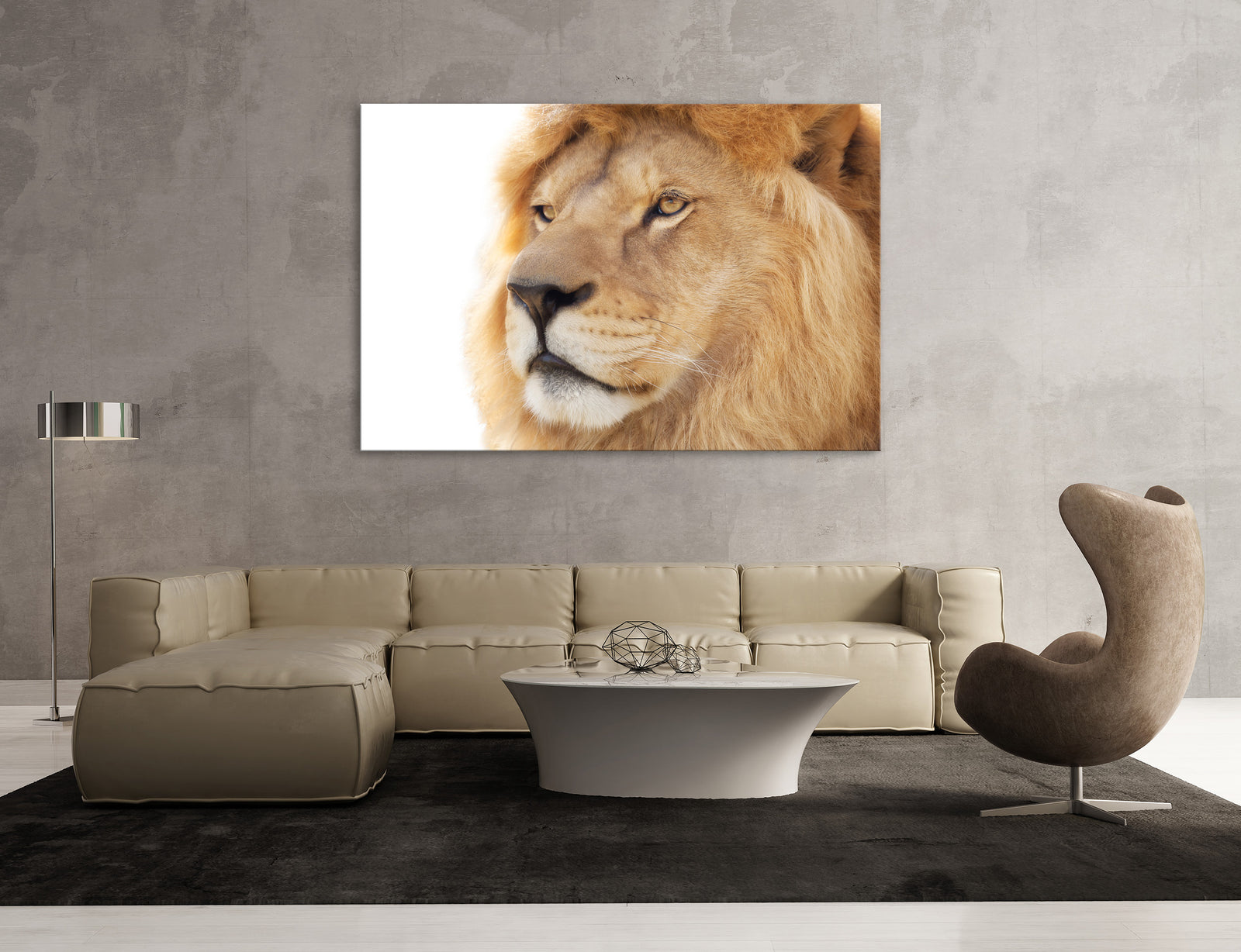 Animals No. 073, shown framed in a room by day