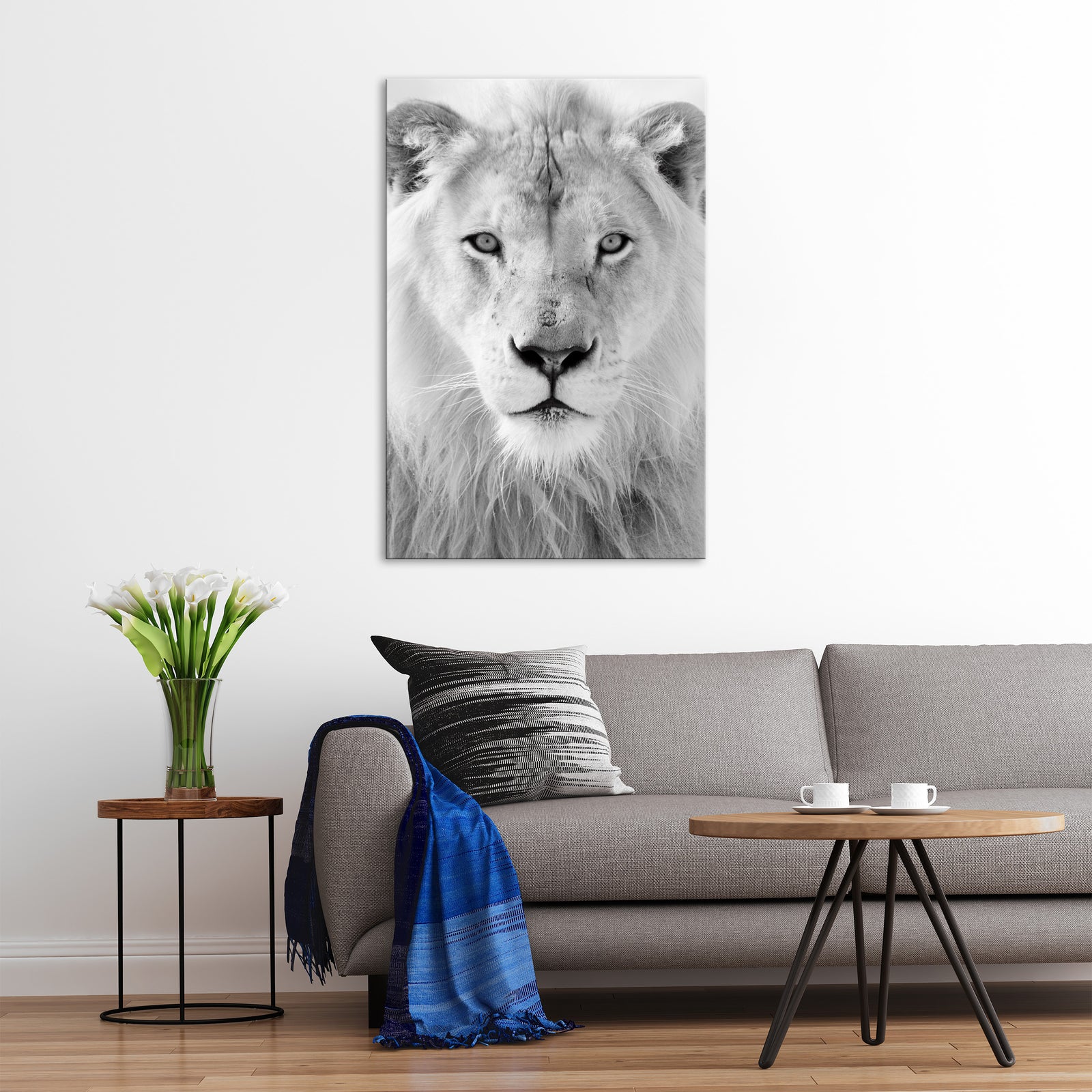 Animals No. 081, shown framed in a room by day