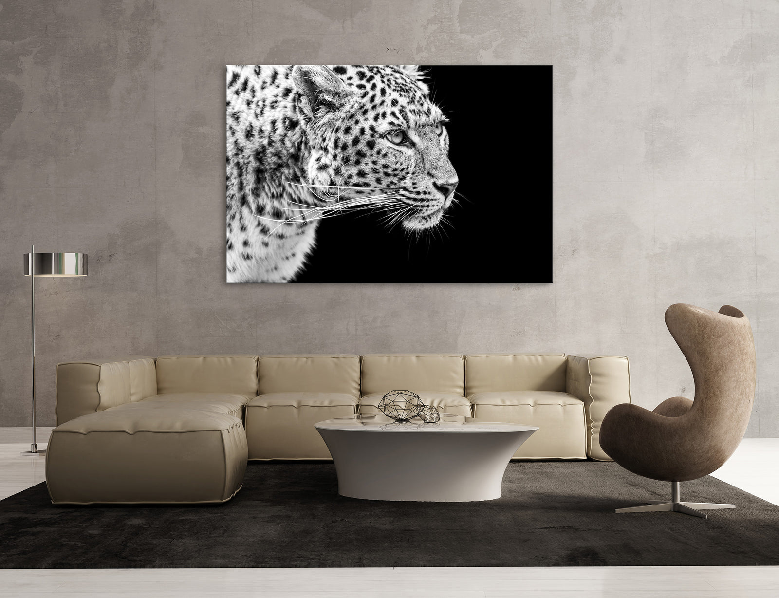 Animals No. 083, shown framed in a room by day