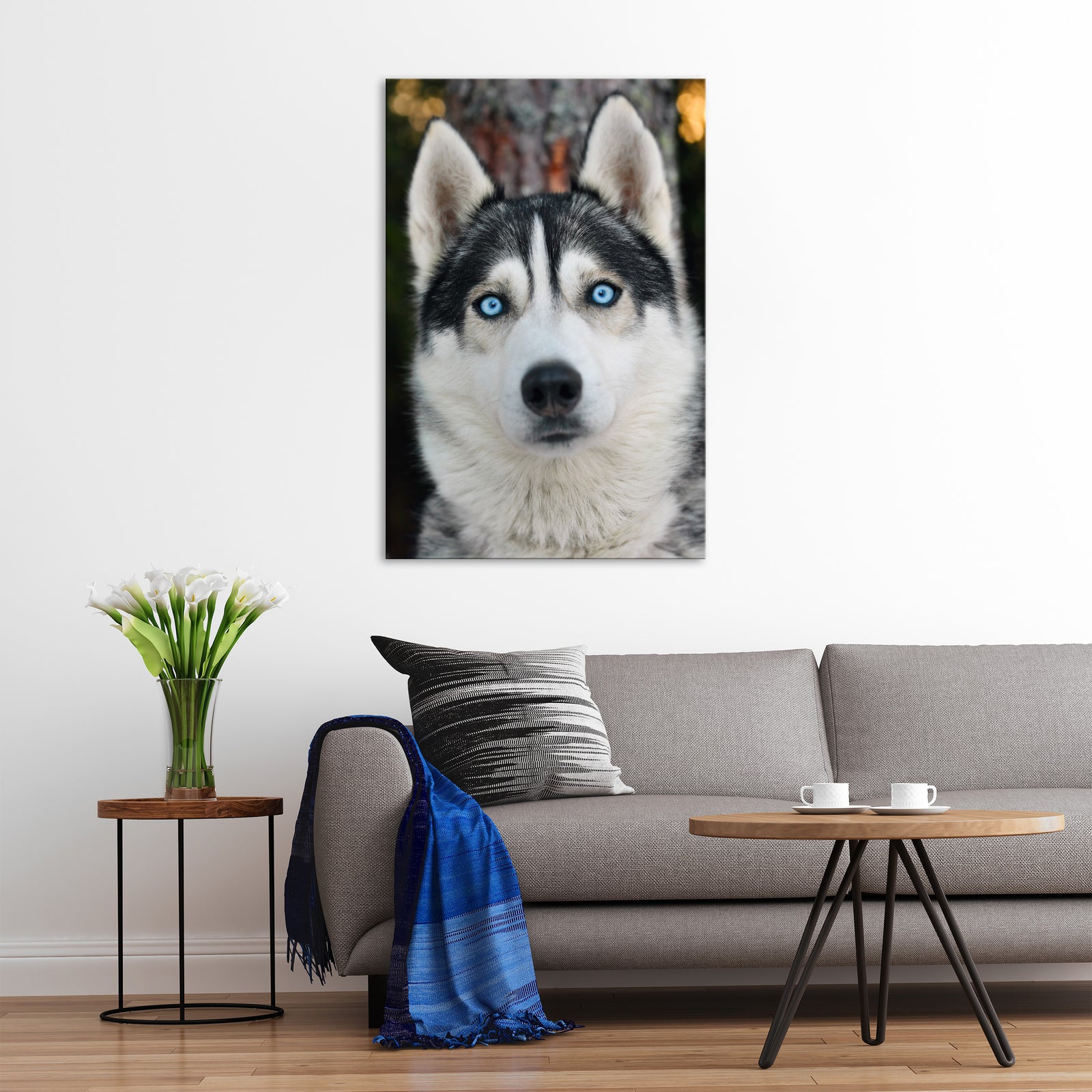 Animals No. 086, shown framed in a room by day