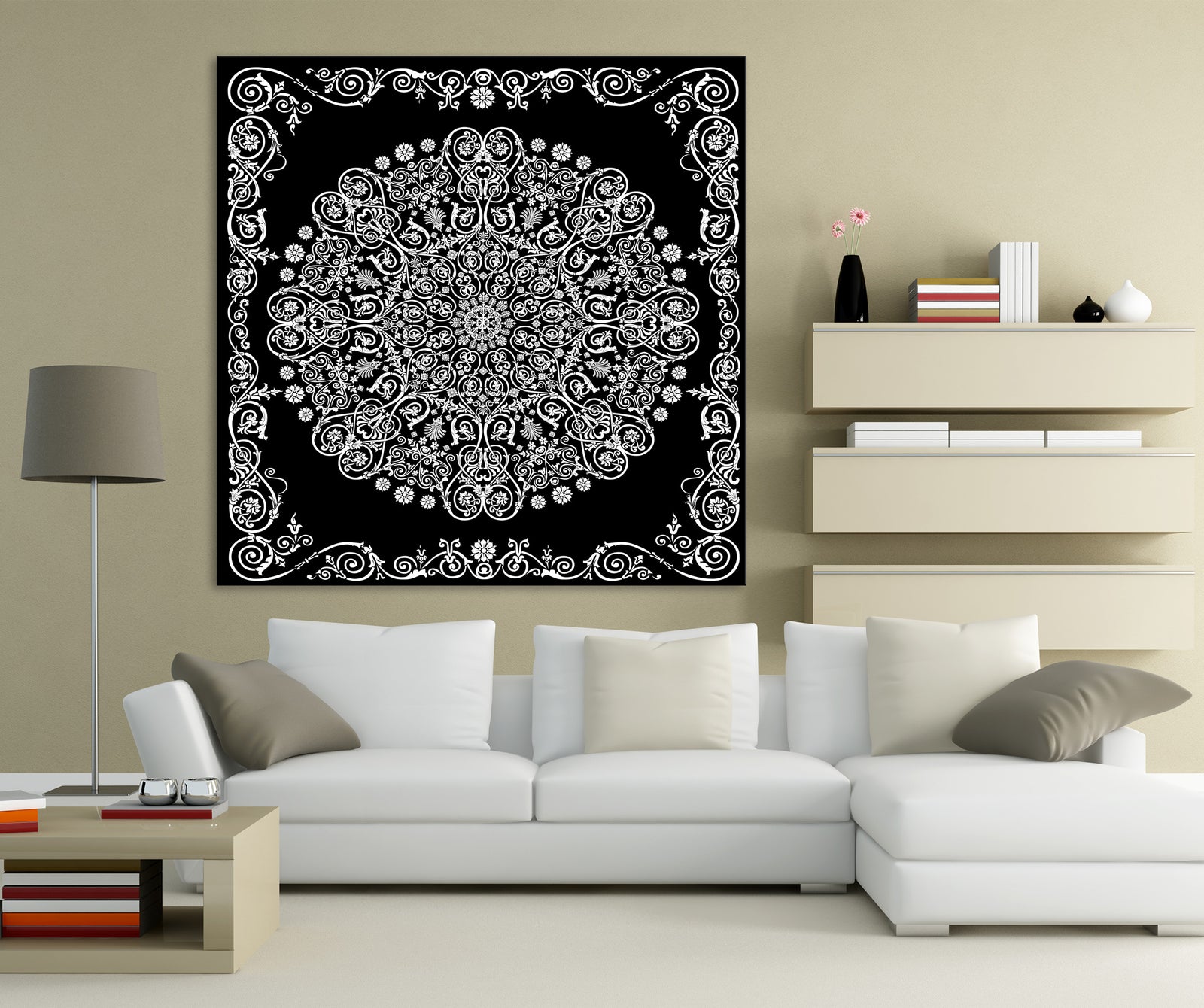 Animals No. 088, shown framed in a room by day