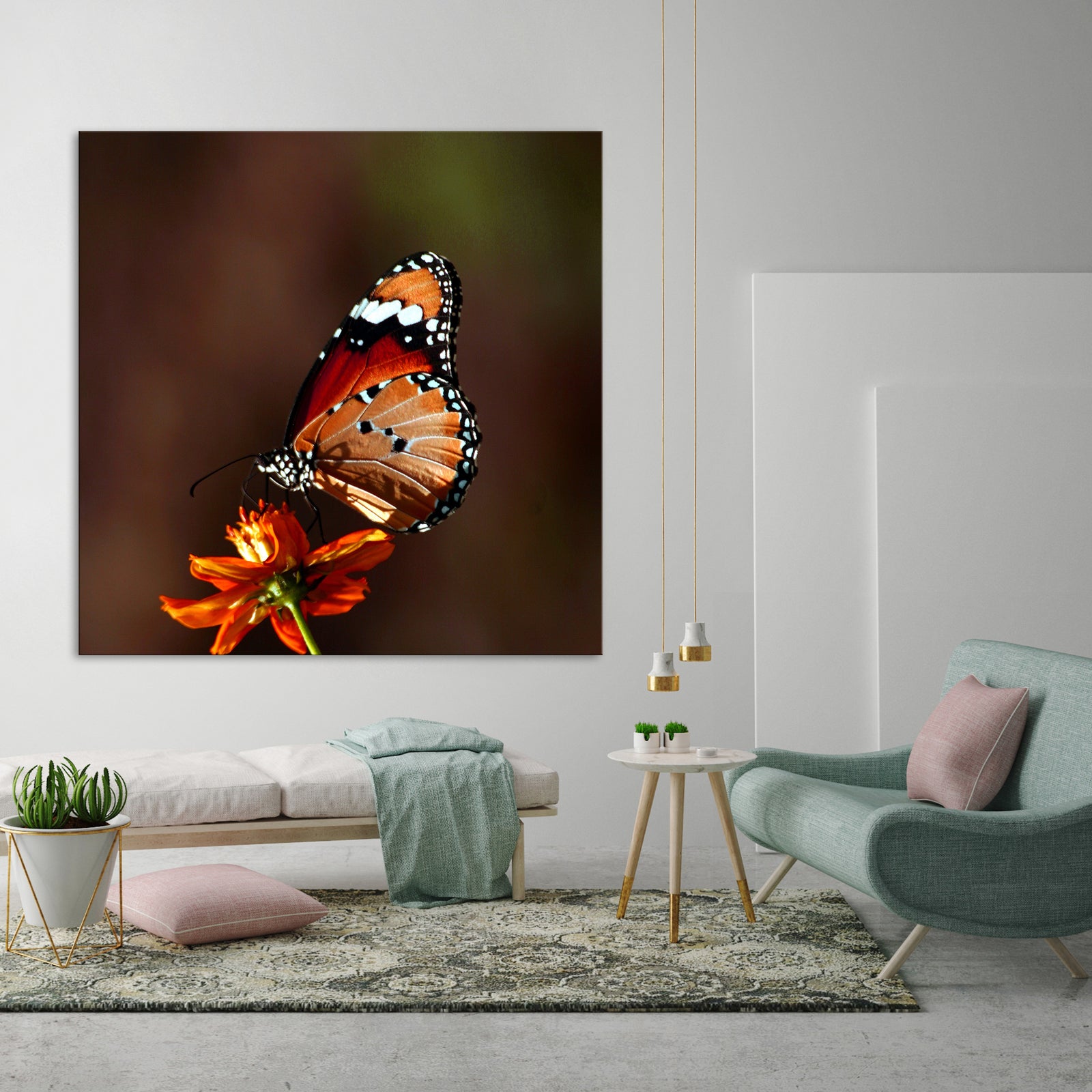Animals No. 090, shown framed in a room by day