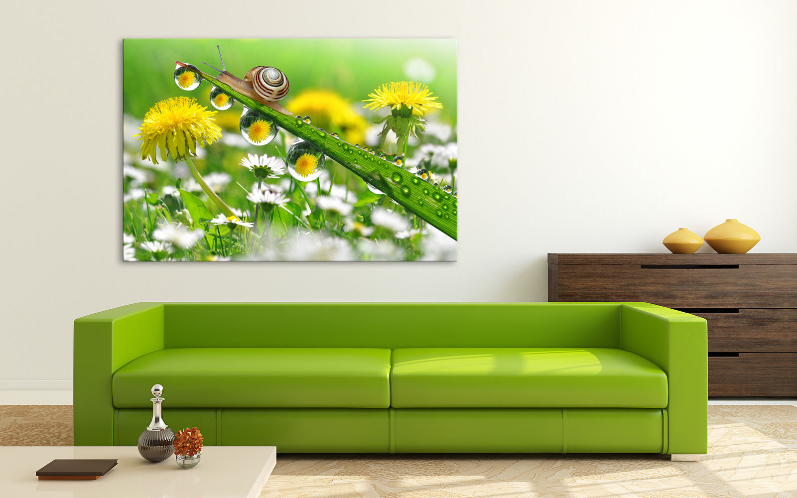 Animals No. 091, shown framed in a room by day