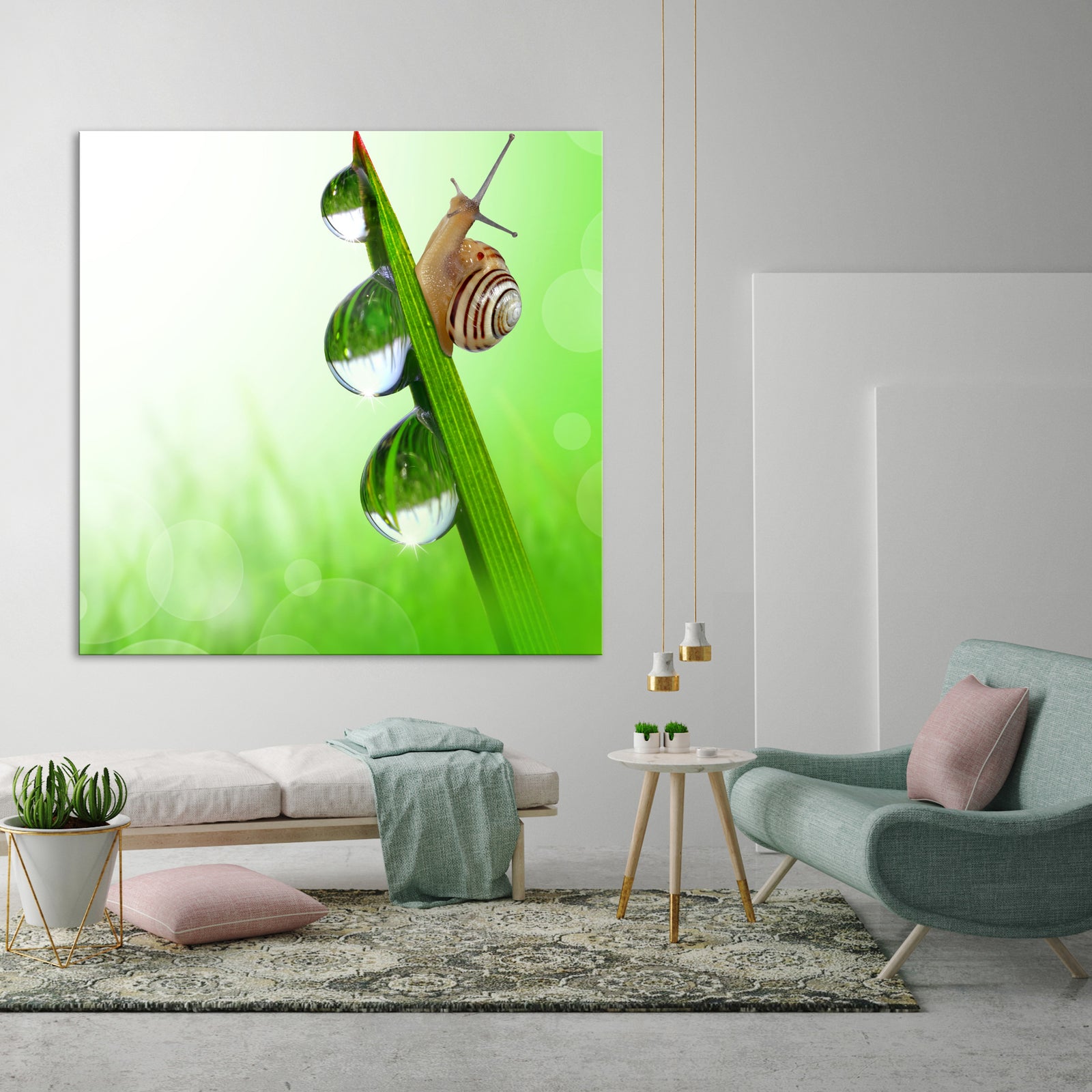 Animals No. 092, shown framed in a room by day