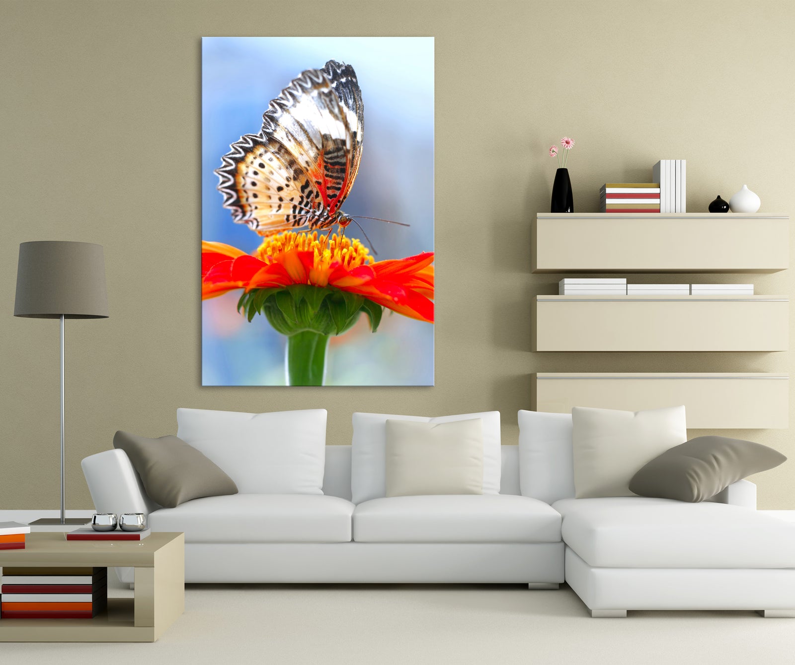 Animals No. 093, shown framed in a room by day