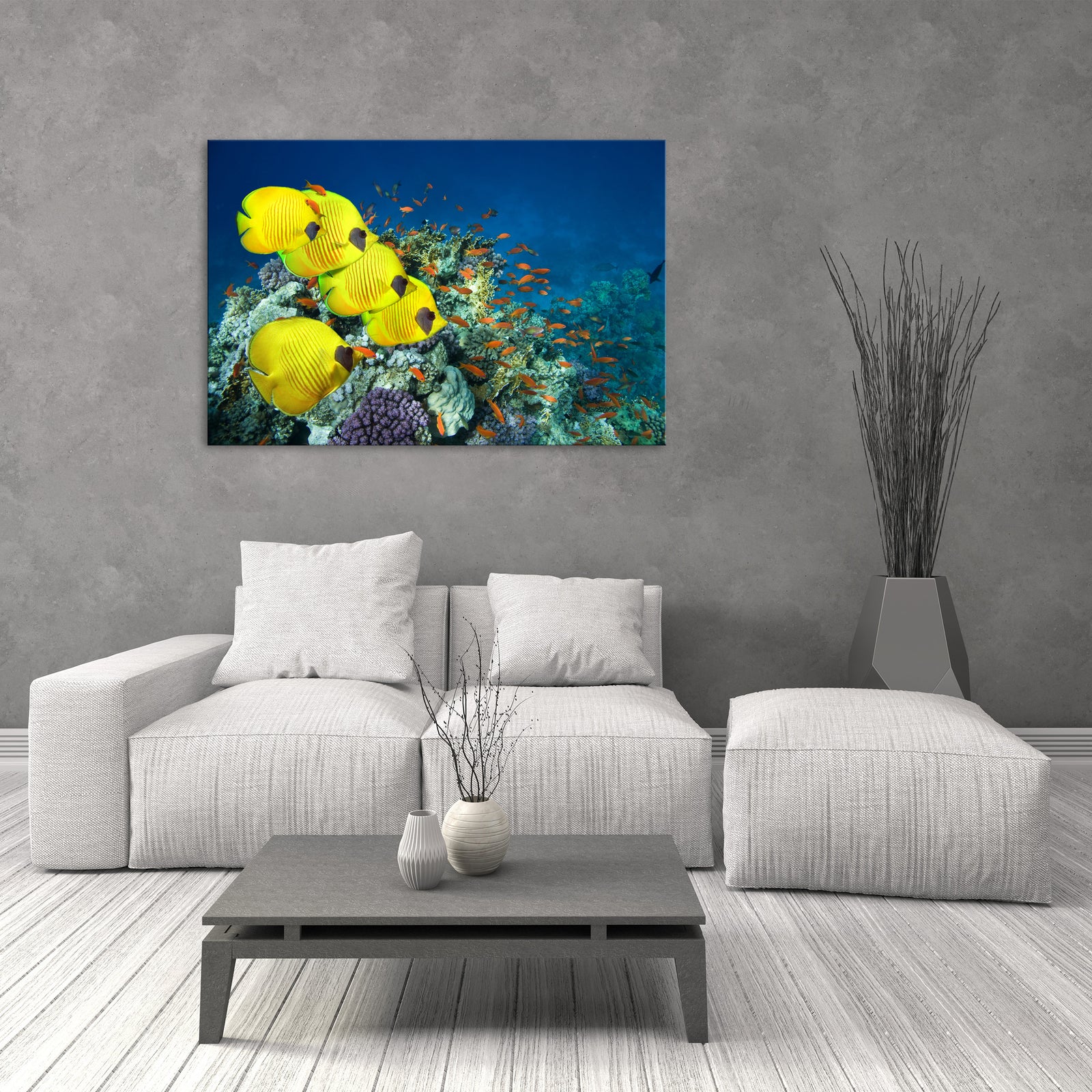 Animals No. 096, shown framed in a room by day