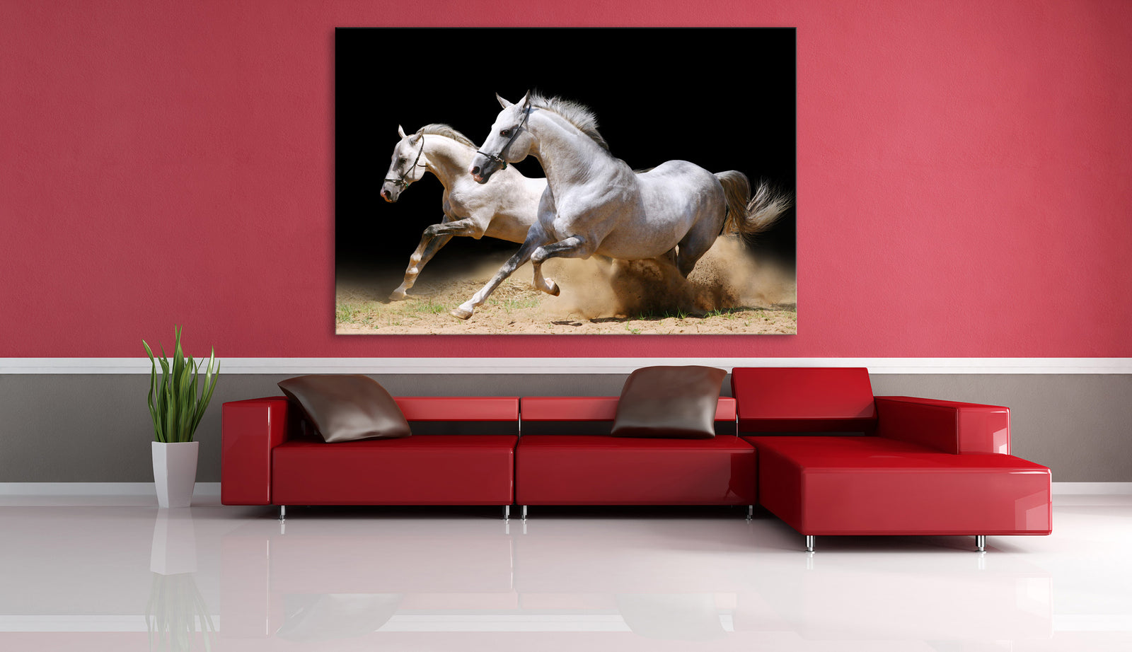 Animals No. 097, shown framed in a room by day
