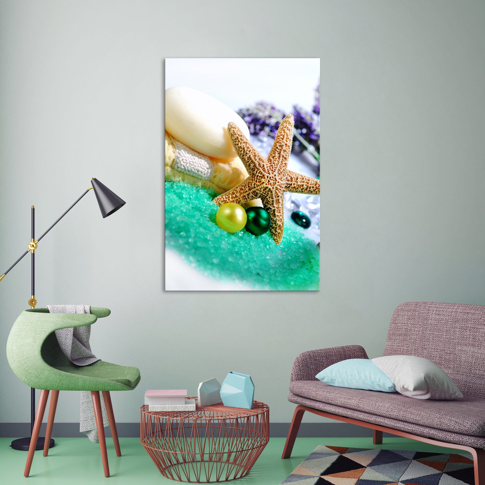 Animals No. 098, shown framed in a room by day