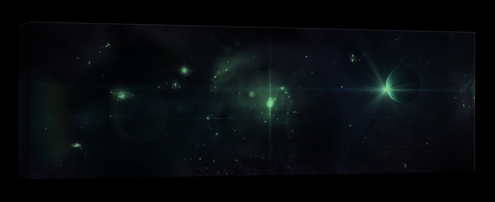 Cosmos No. 045, glowing at night