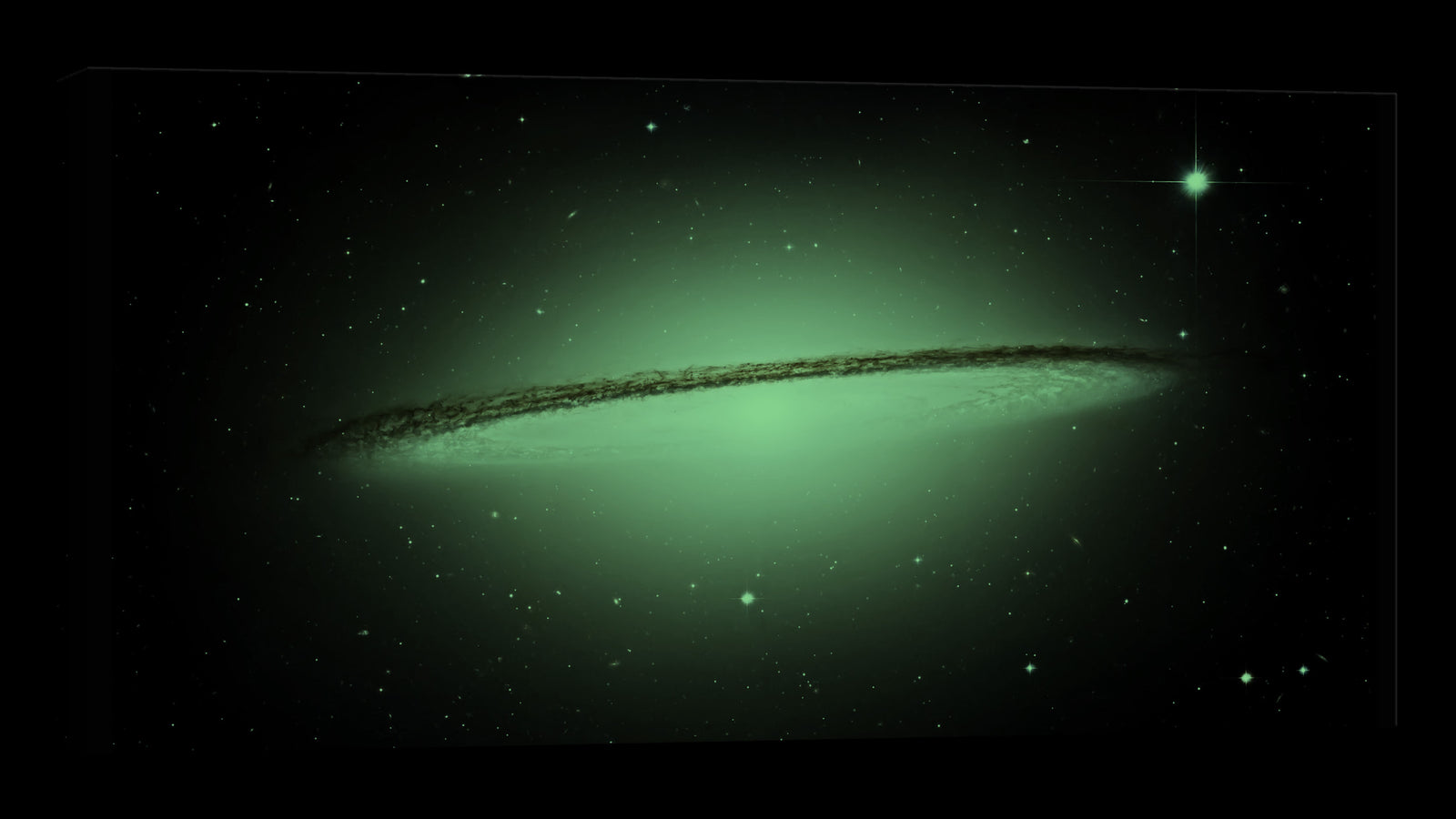 Cosmos No. 055, glowing at night