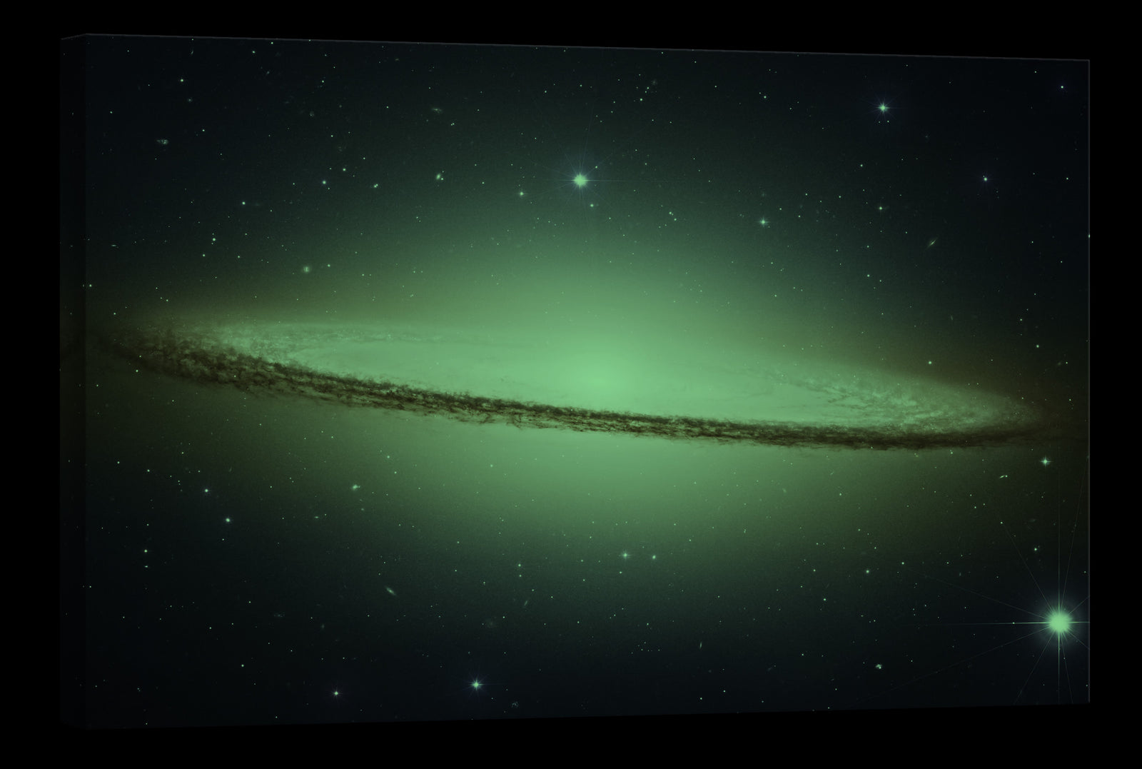 Cosmos No. 092, glowing at night