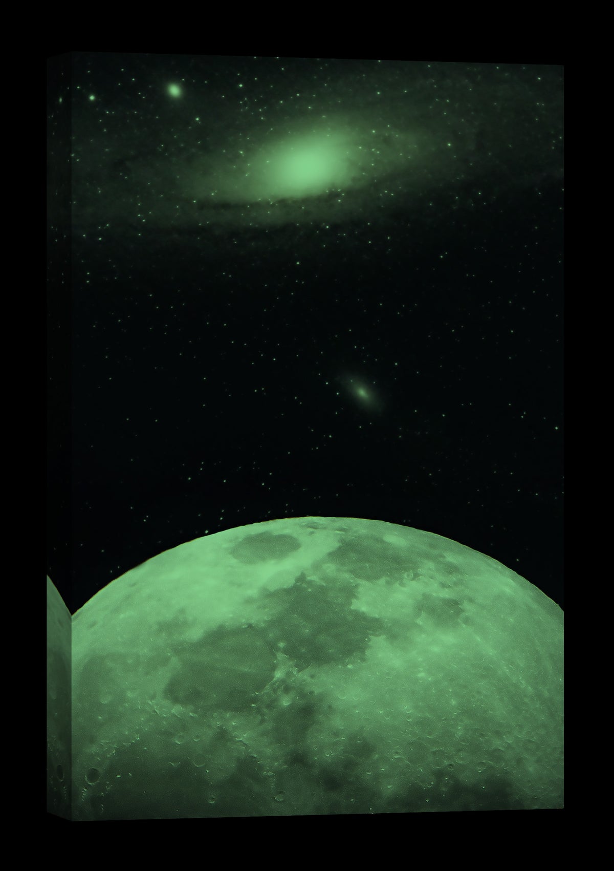 Cosmos No. 095, glowing at night