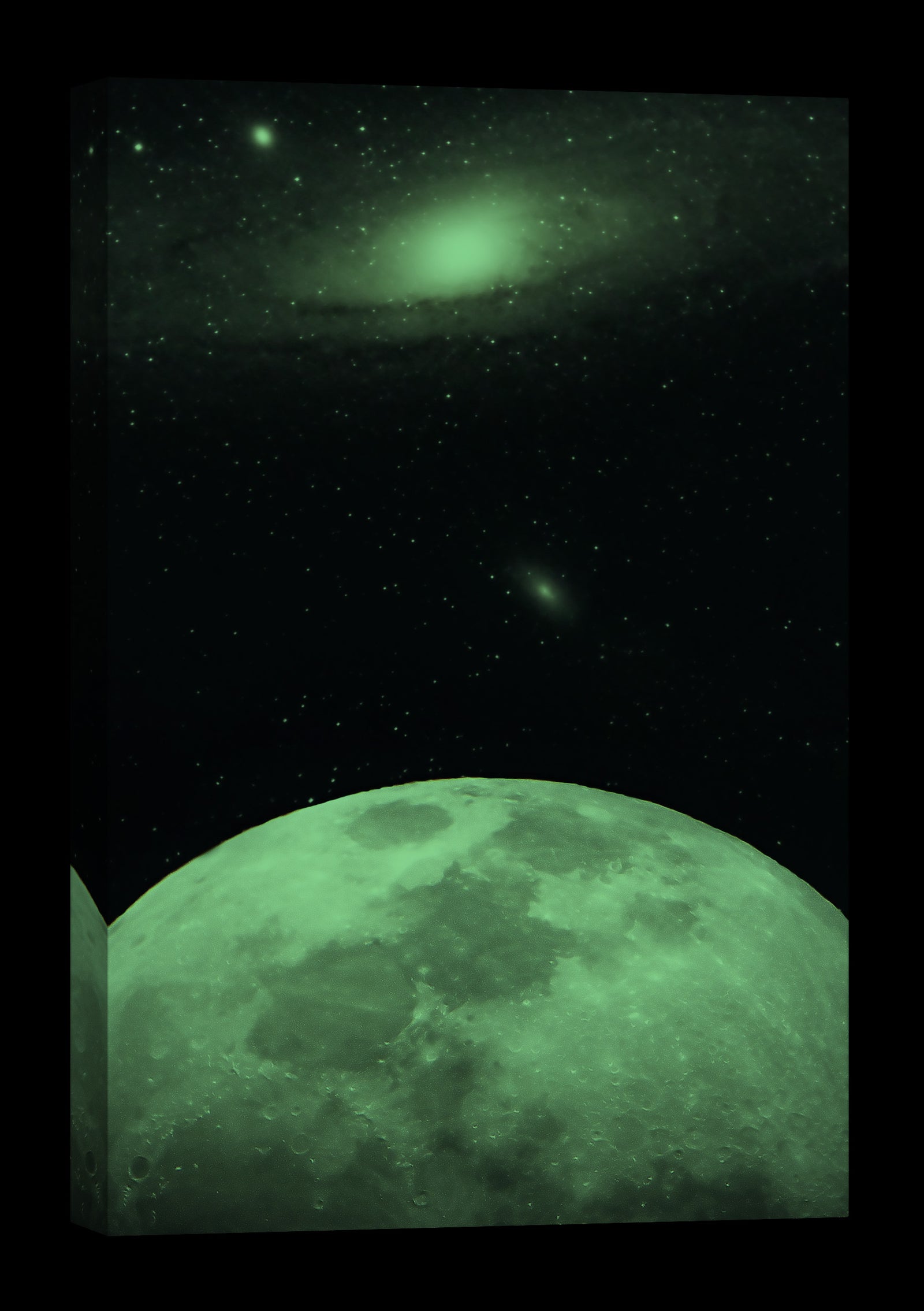 Cosmos No. 095, glowing at night