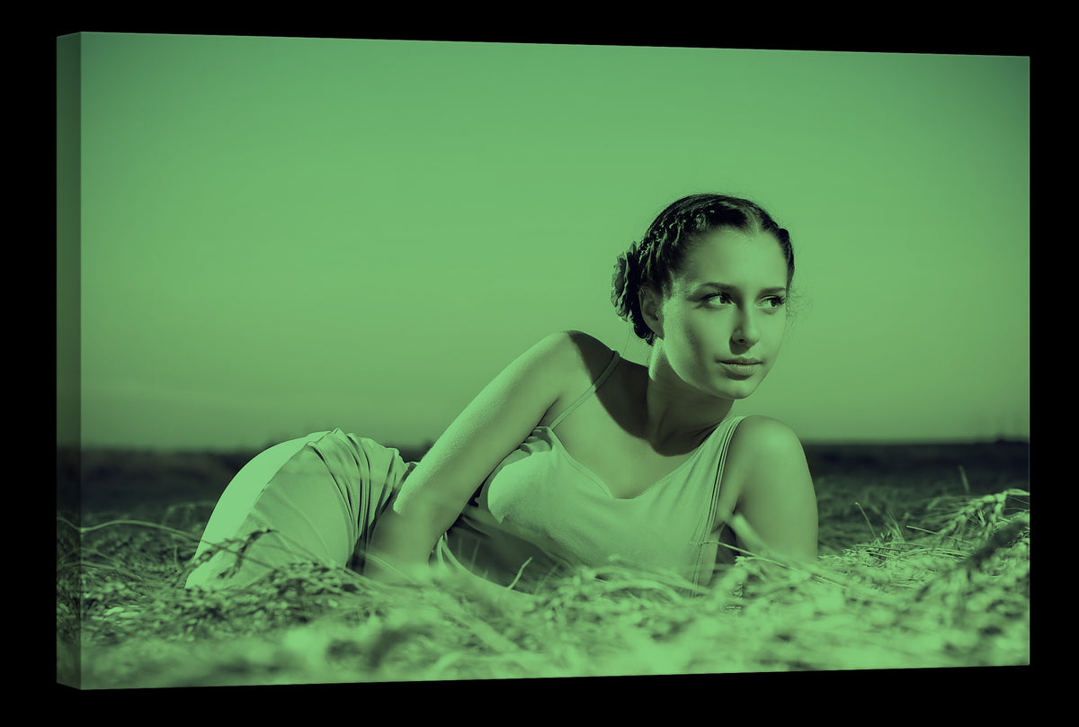 People No. 005, glowing at night