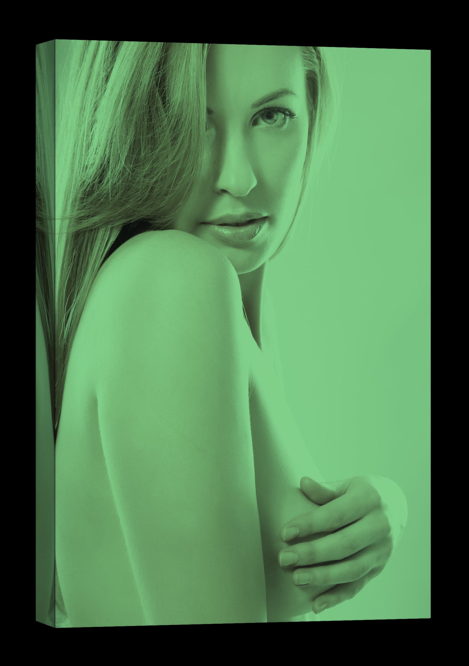 People No. 008, glowing at night