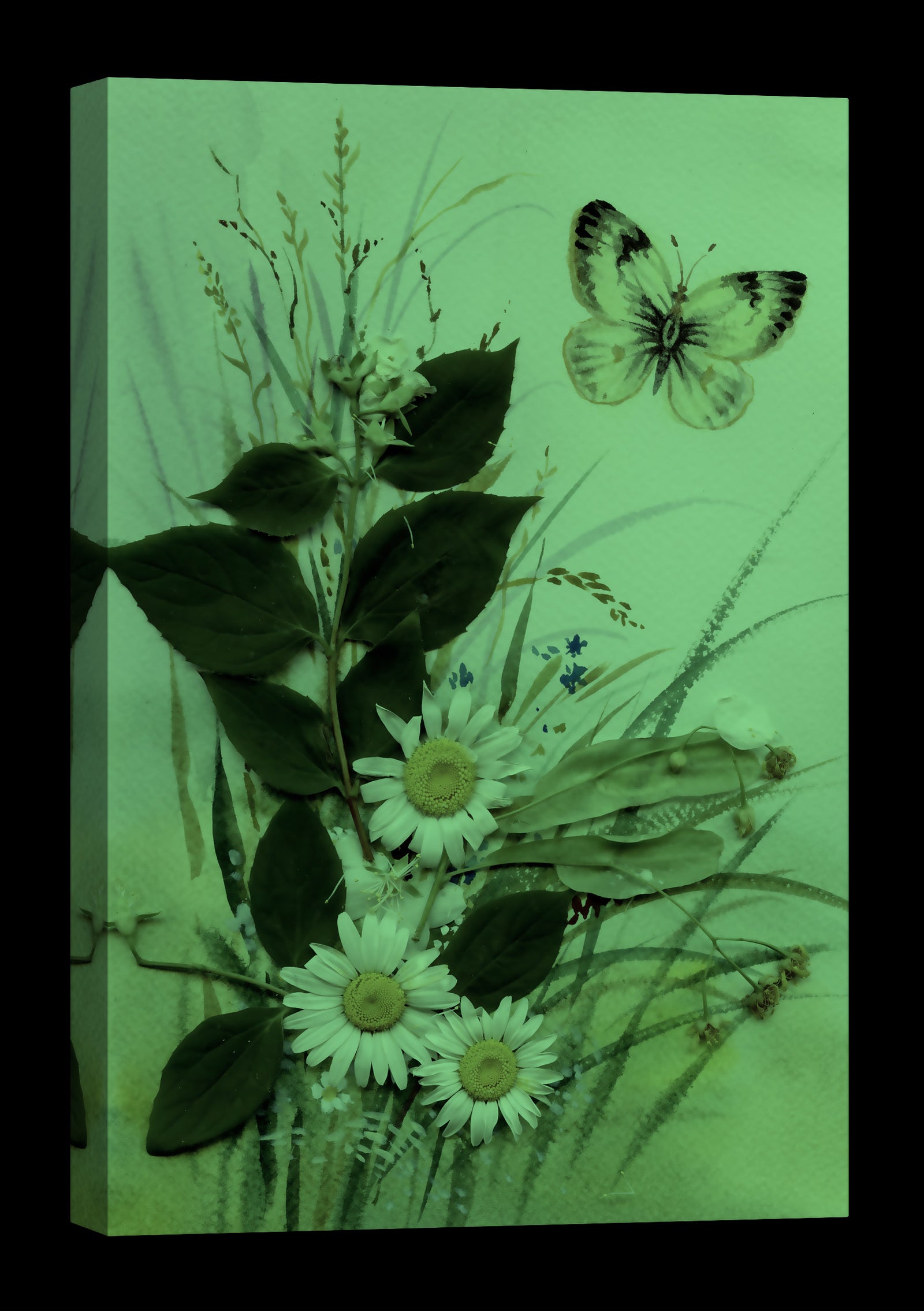 Flowers No. 007, glowing at night