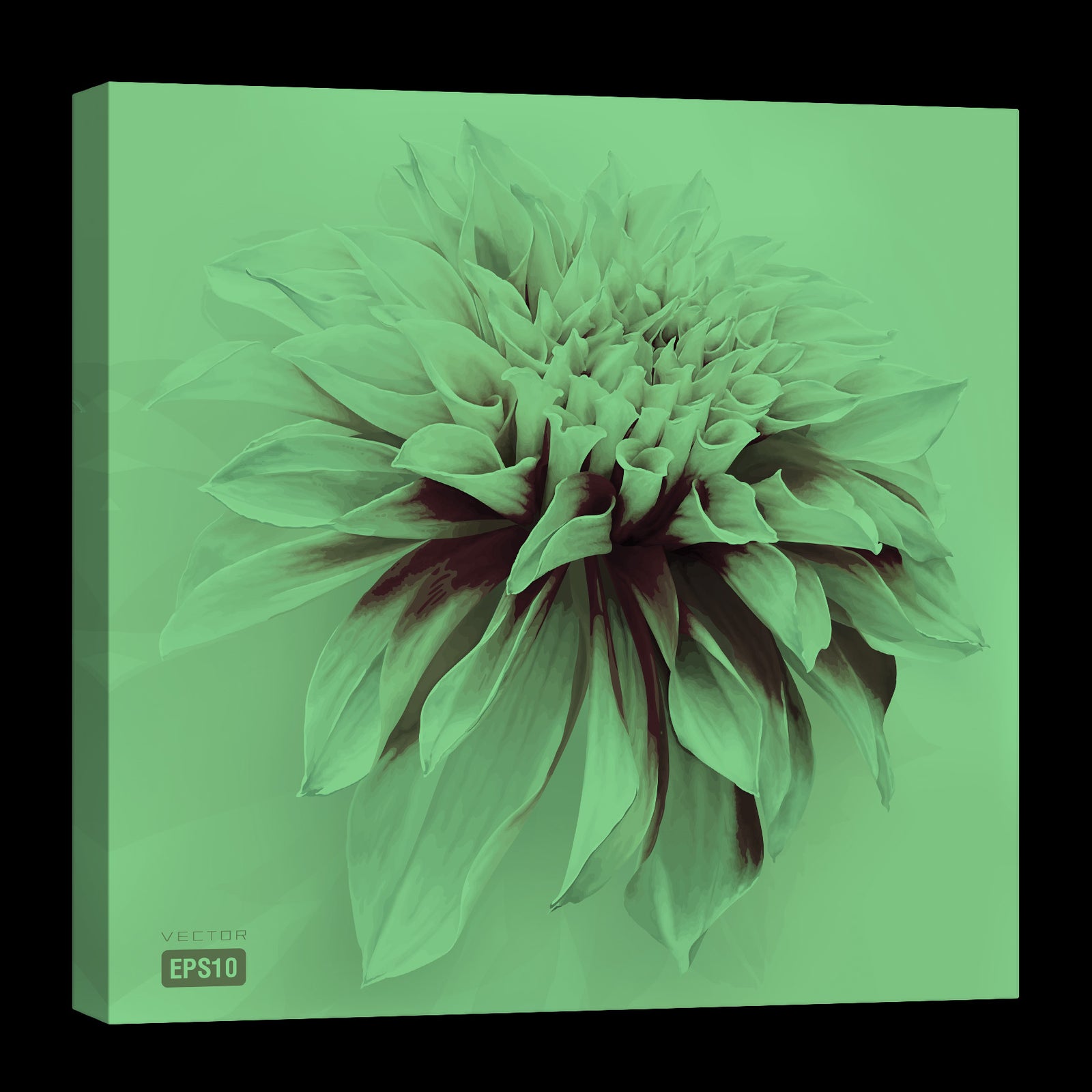 Flowers No. 040, glowing at night
