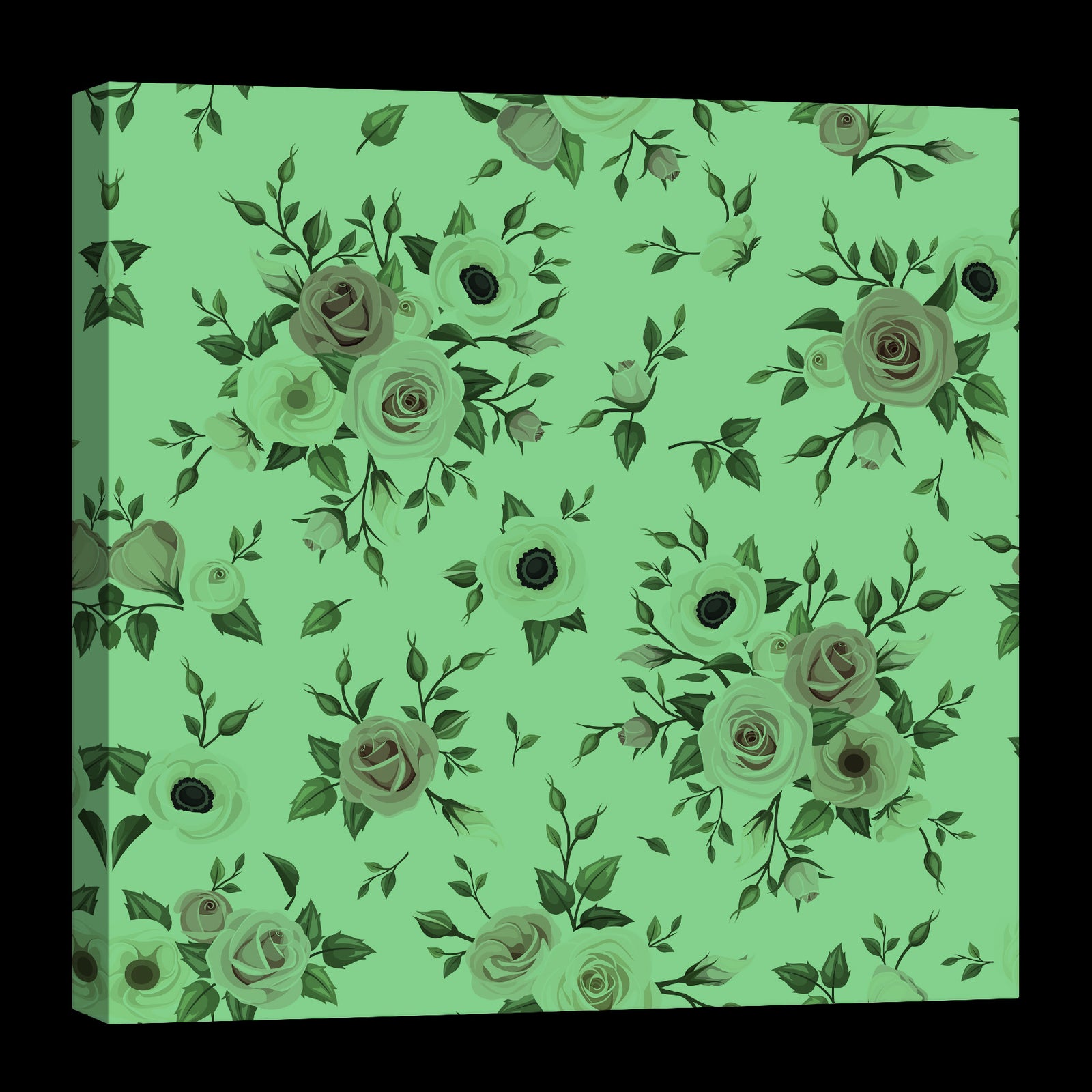 Flowers No. 041, glowing at night