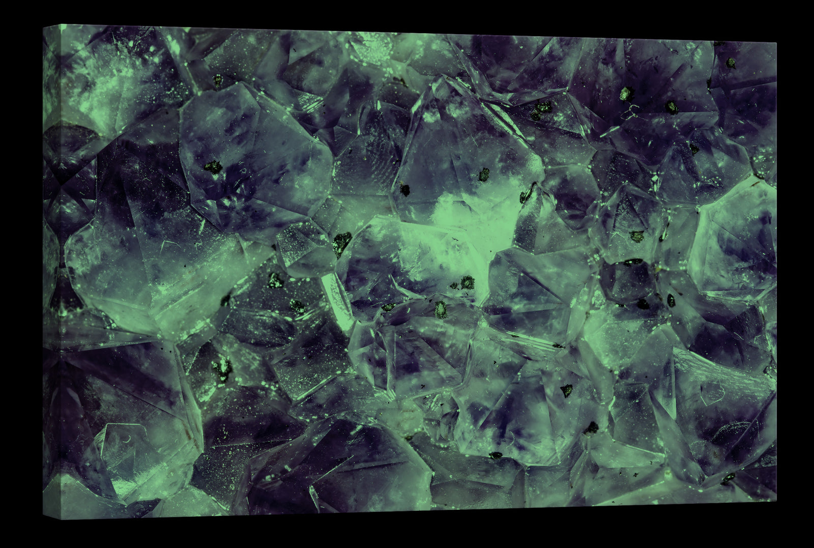 Flowers No. 072, glowing at night