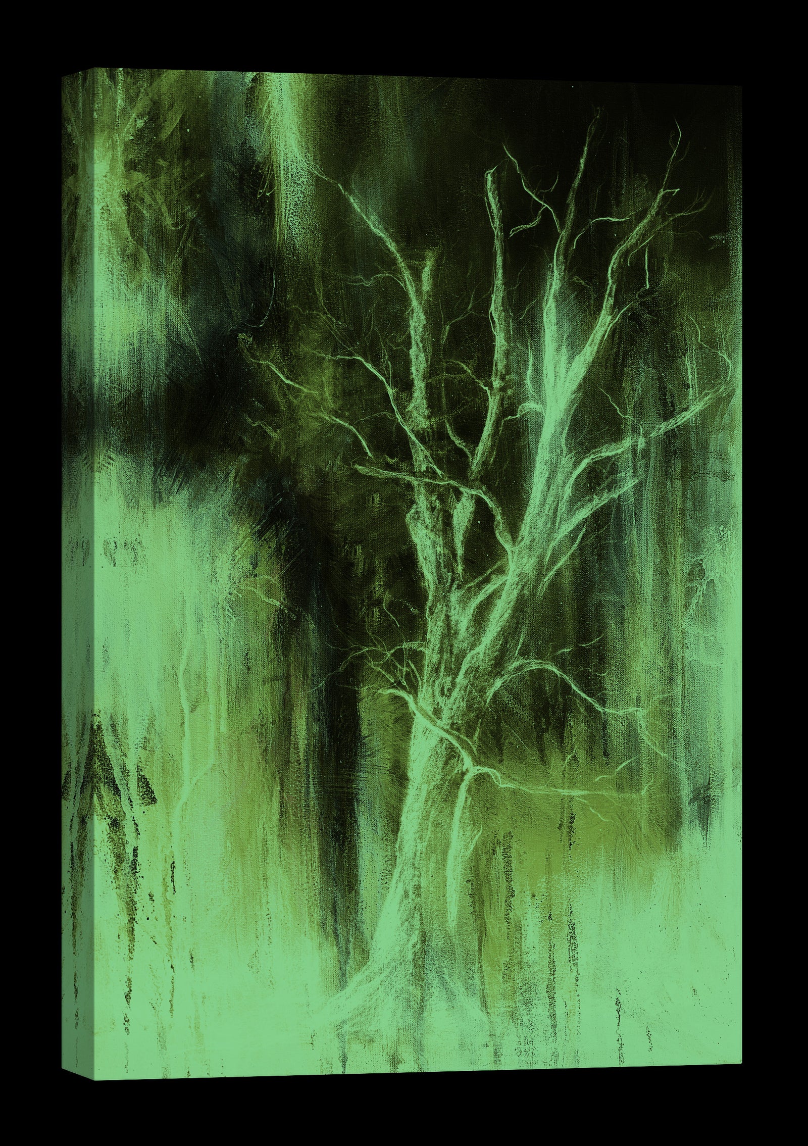 Abstract No. 013, glowing at night