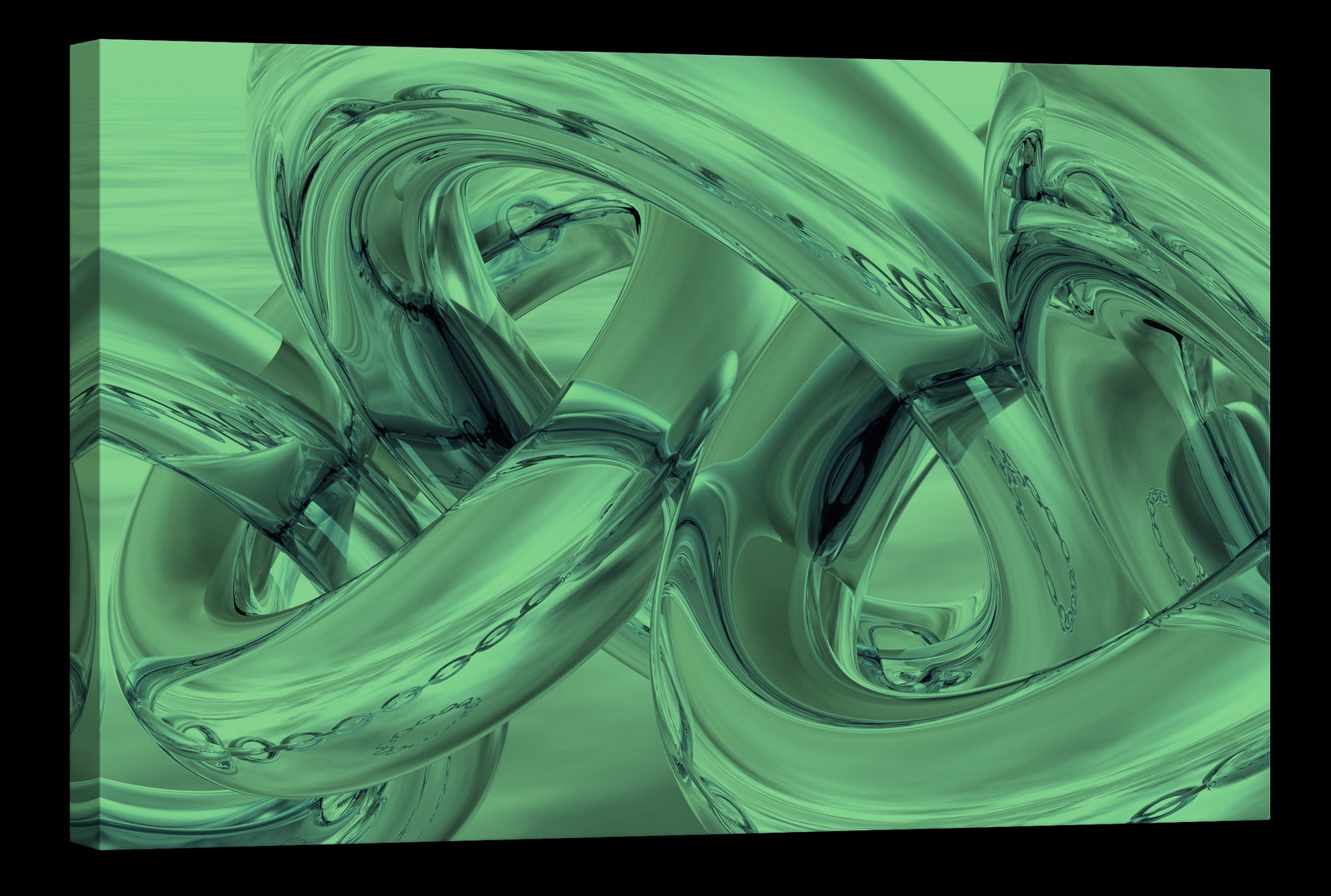 Abstract No. 018, glowing at night