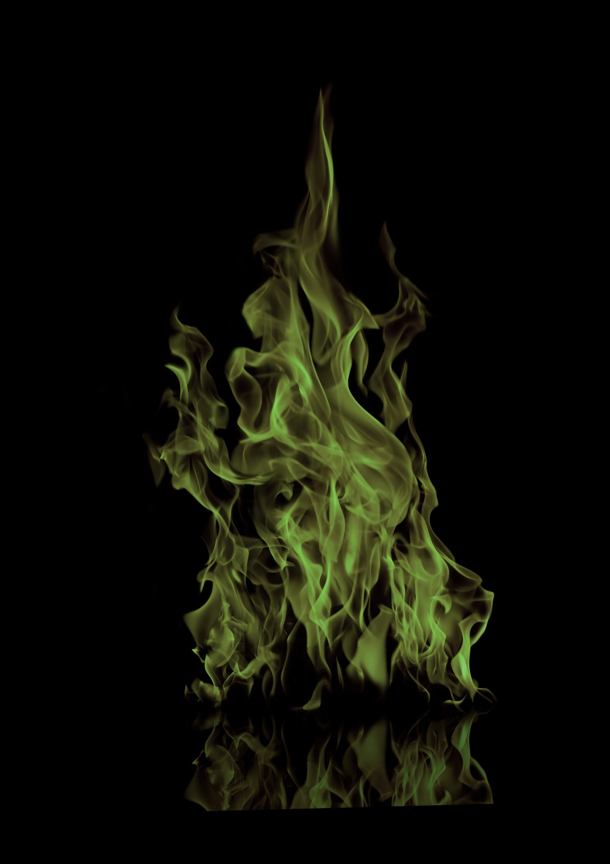 Abstract No. 026, glowing at night
