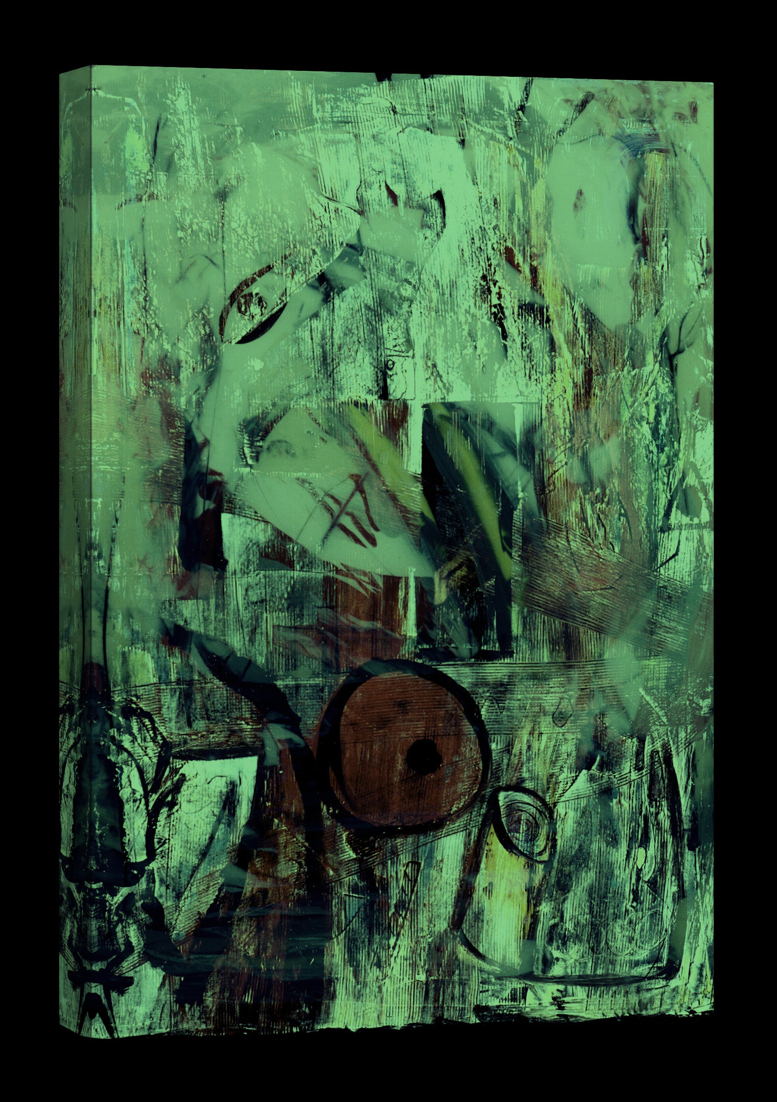 Abstract No. 034, glowing at night