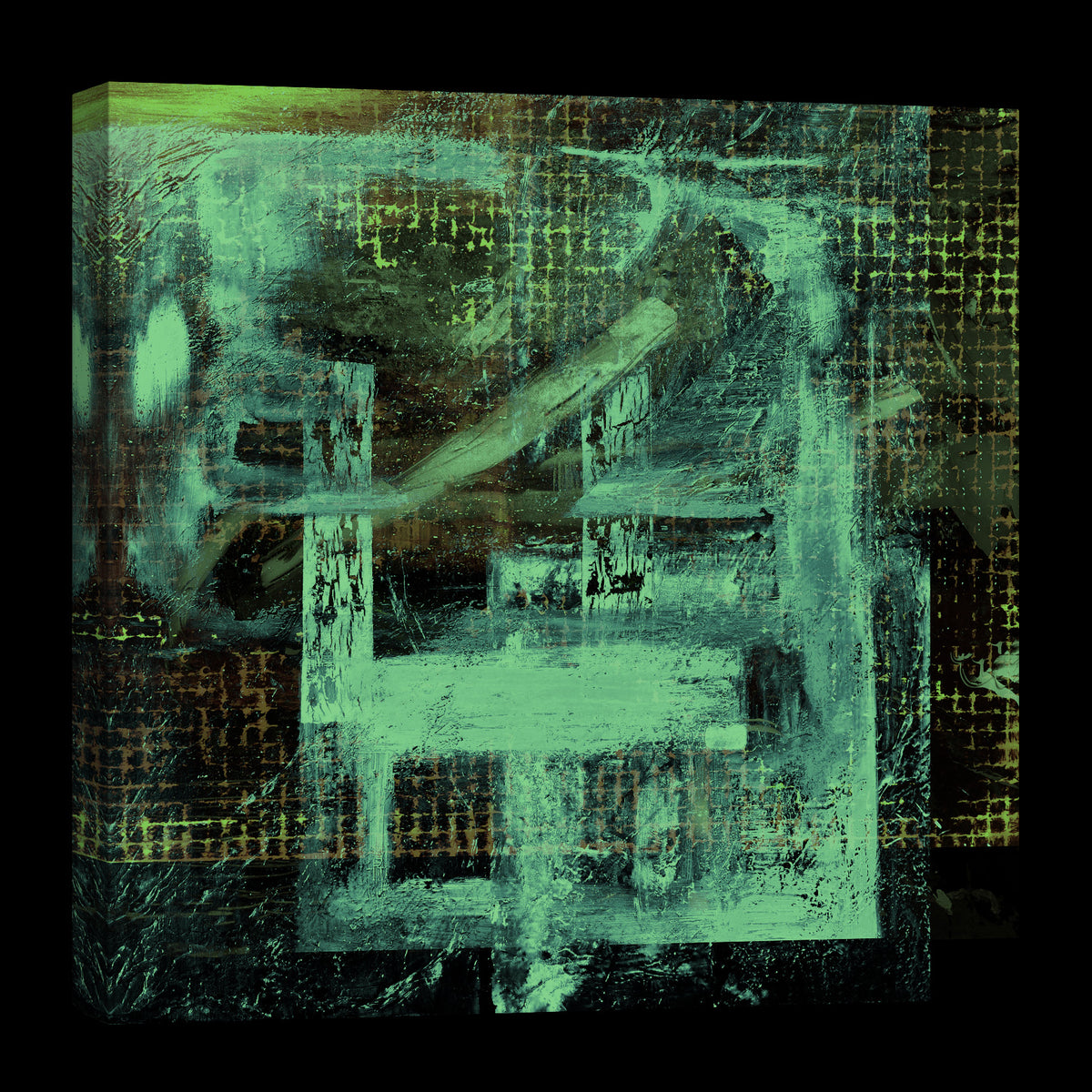 Abstract No. 037, glowing at night